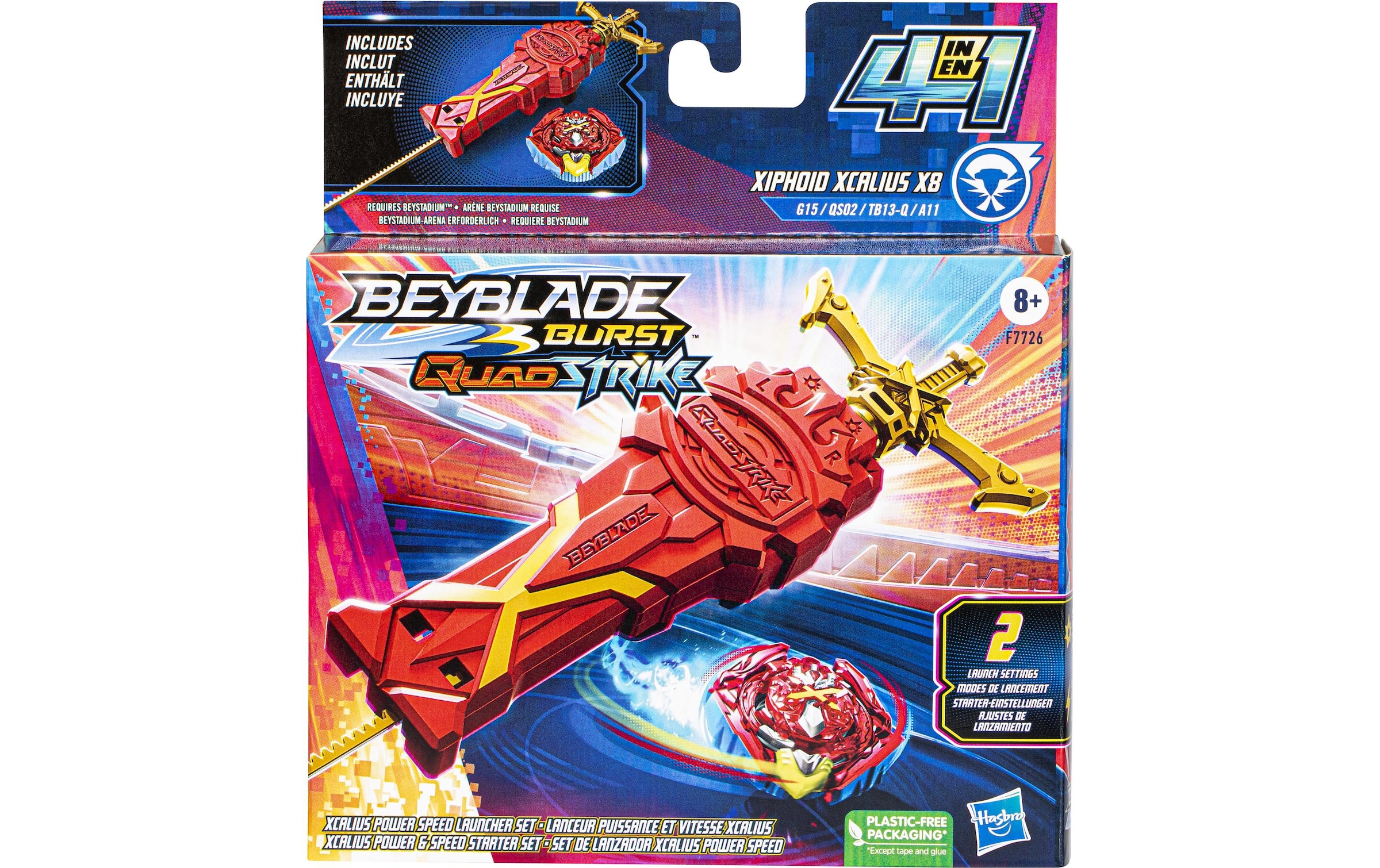 Beyblade Spiel »Beyblade Burst QuadStrike Xcalius X8«