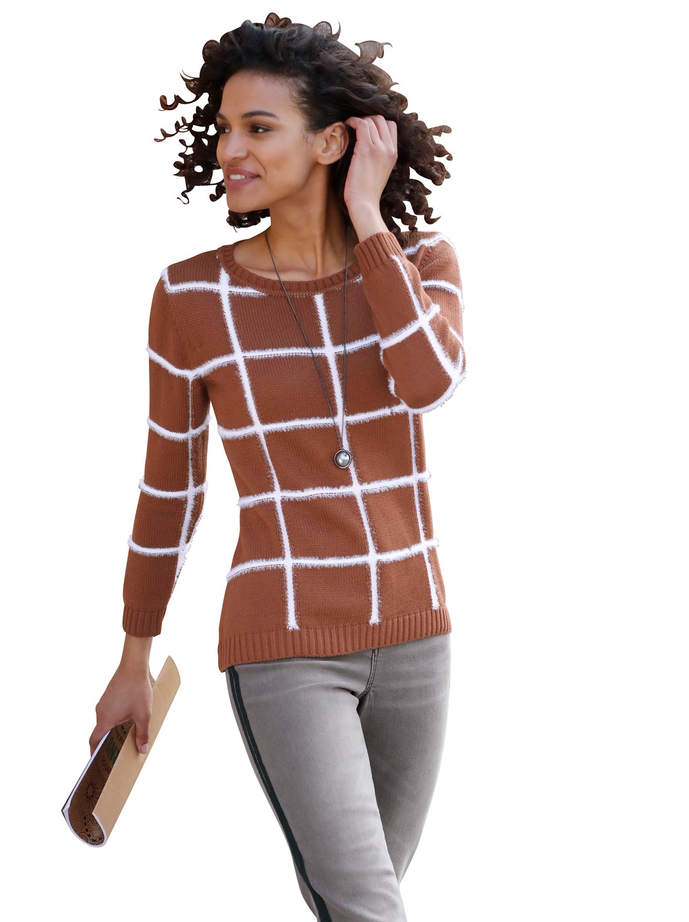 Image of Casual Looks Jacquardpullover »Pullover« bei Ackermann Versand Schweiz