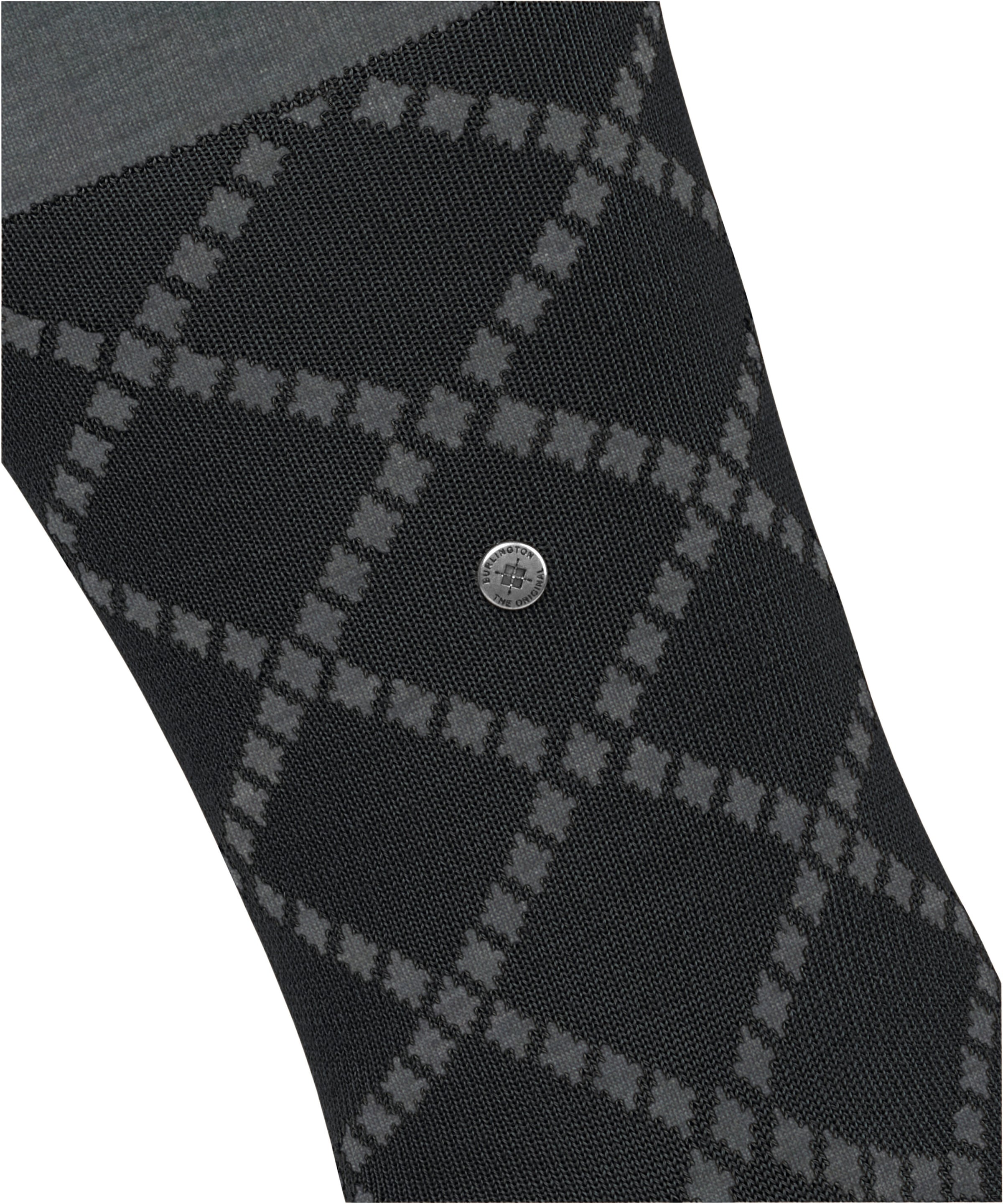 Burlington Socken »Ferry Road« Einheitsgrösse 40-46, Rauten-Design, wärmende Wollmischung