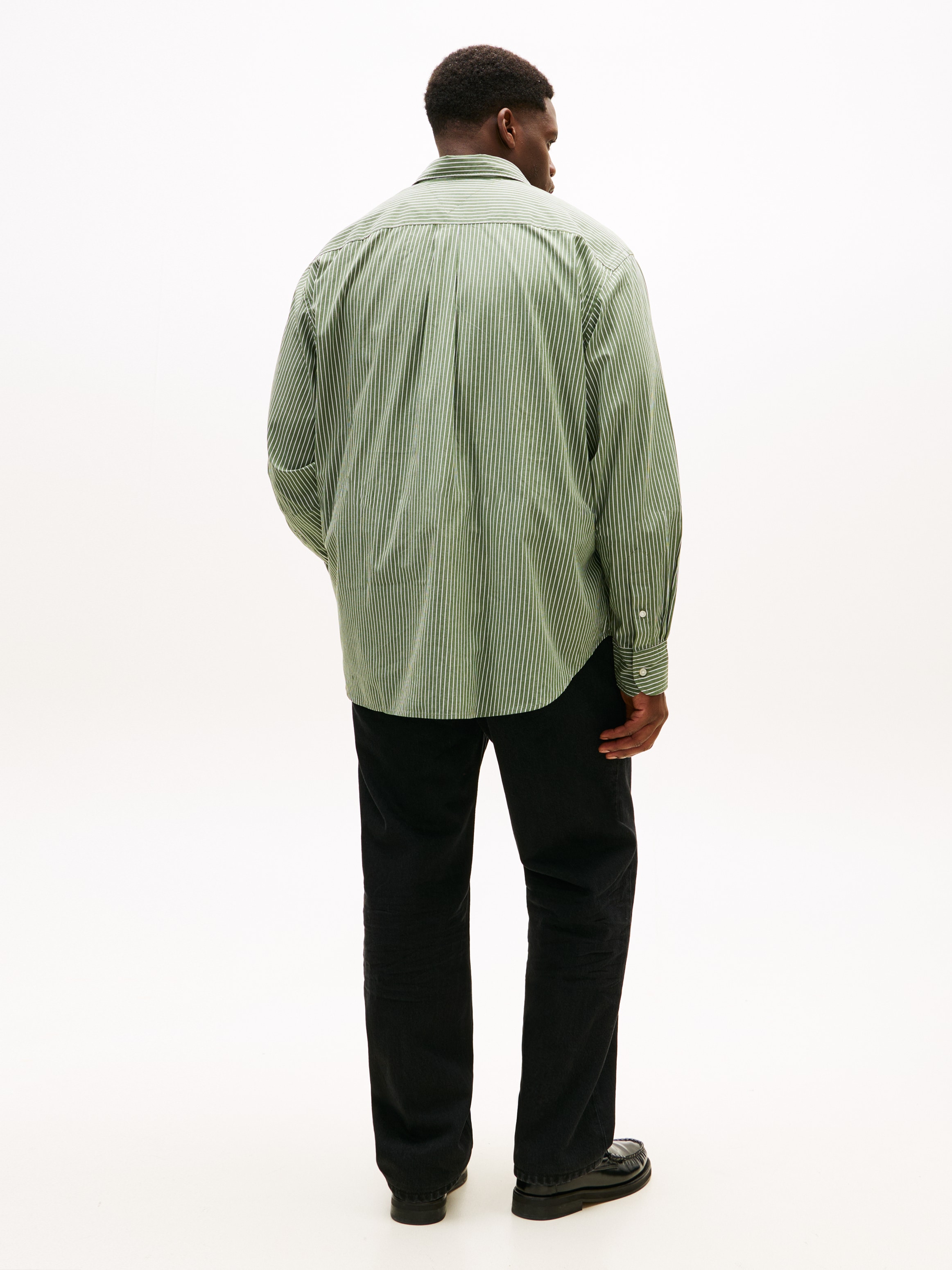 Tommy Hilfiger Big & Tall Chemise à manches longues »BT - CORE HAIRLINE POPLIN« Grosse Grössen, regular fit, Button-down-Kragen