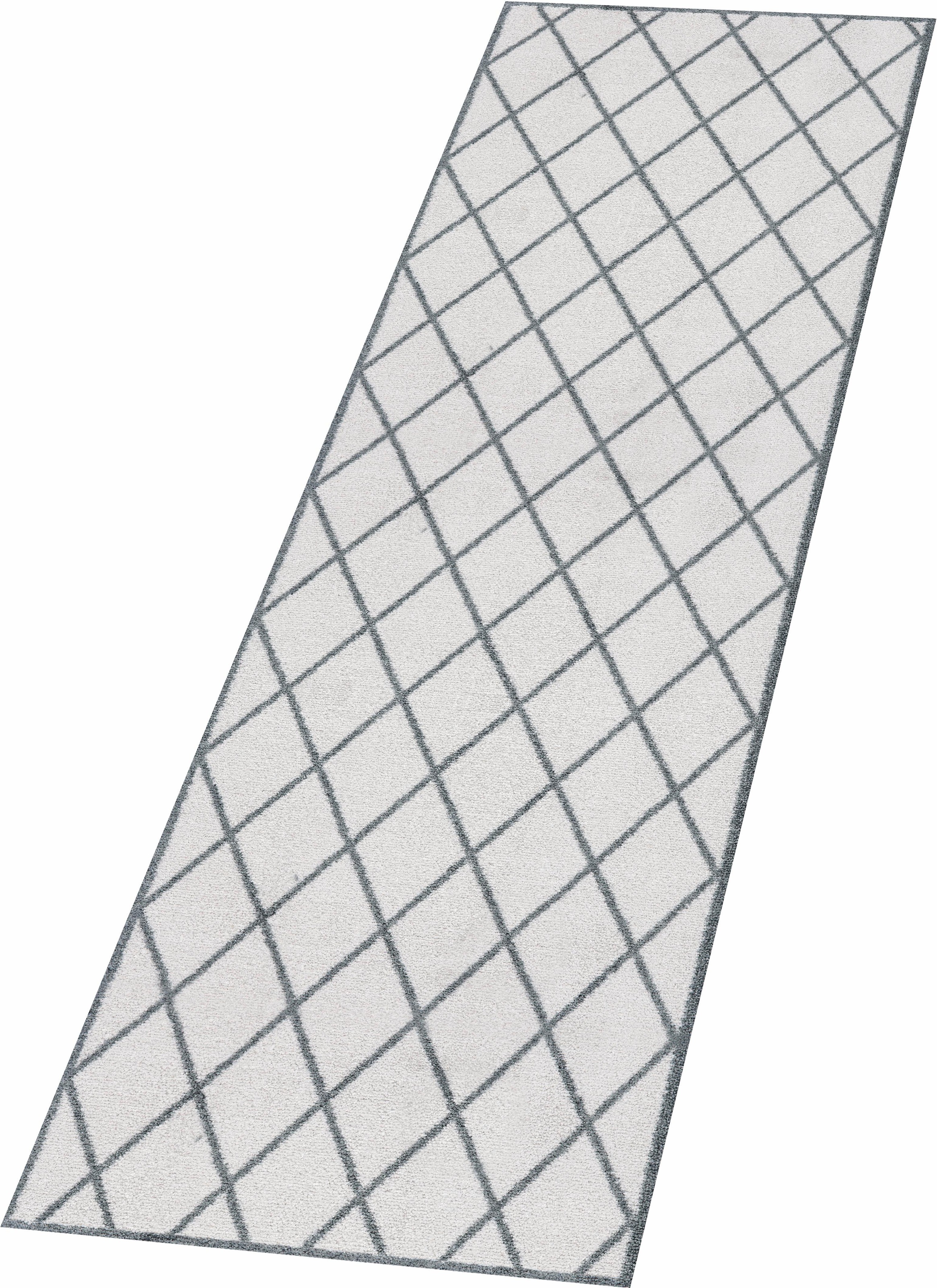 Image of Zala Living Läufer »Scale«, rechteckig, 7 mm Höhe, In und Outdoor geeignet, Rauten Design, Robust, Pflegeleicht, Waschbar, Rutschfest, Balkon, Eingang bei Ackermann Versand Schweiz