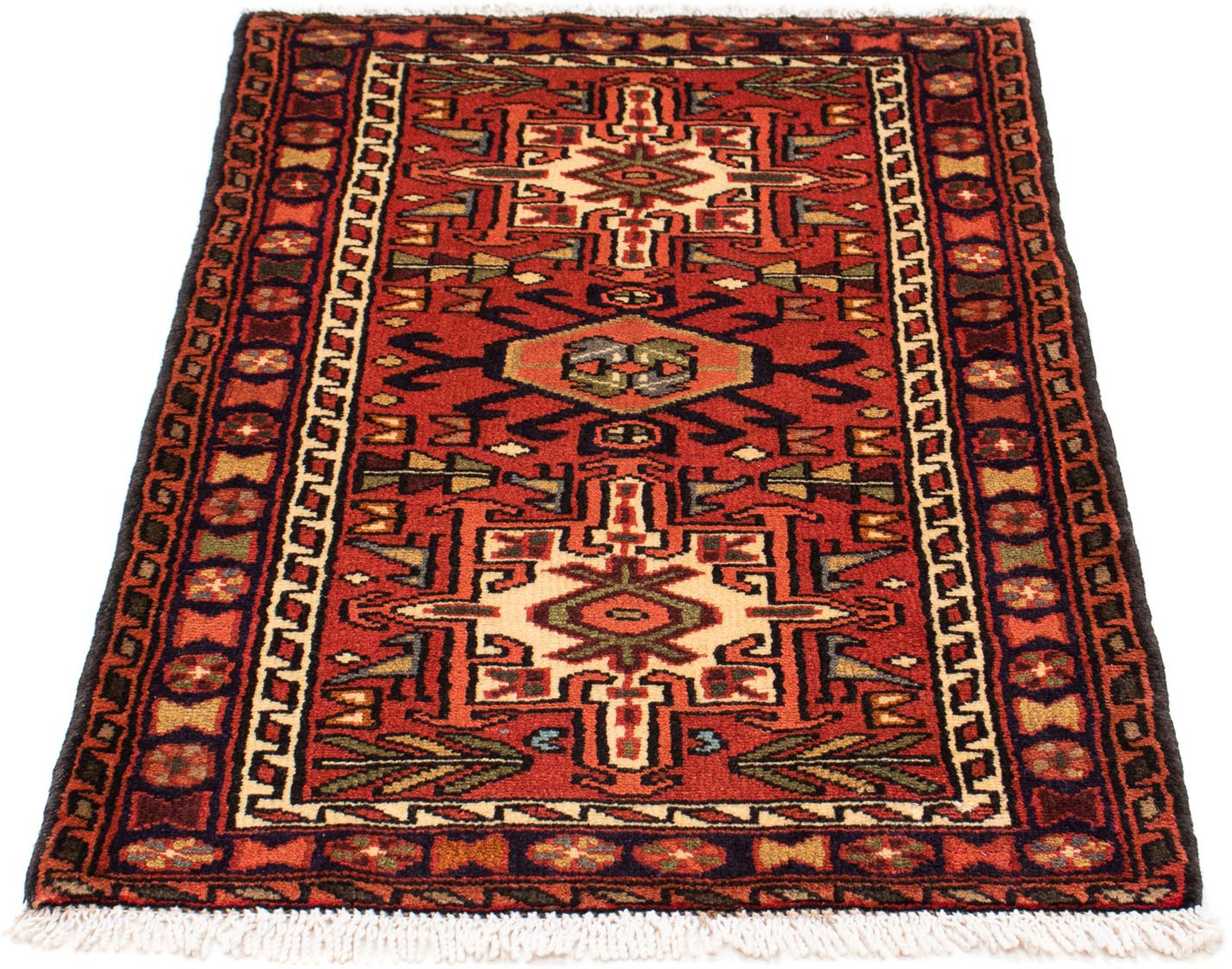 Image of morgenland Orientteppich »Perser - Nomadic - 105 x 66 cm - braun«, rechteckig, 10 mm Höhe, Wohnzimmer, Handgeknüpft, Einzelstück mit Zertifikat bei Ackermann Versand Schweiz