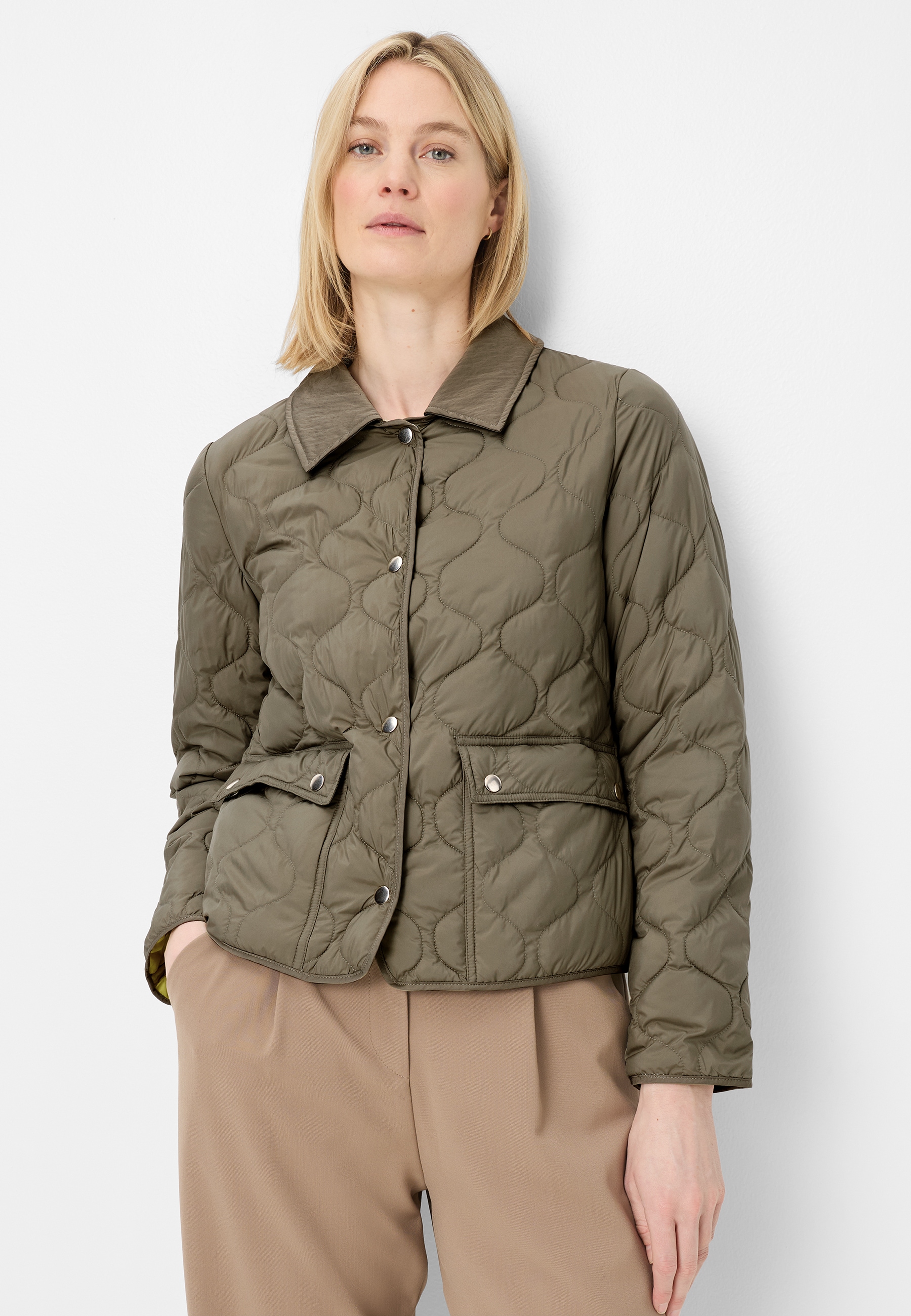 Image of Fuchs Schmitt Steppjacke modische Steppung, Regular Fit, grosse Taschen mit Druckknöpfen