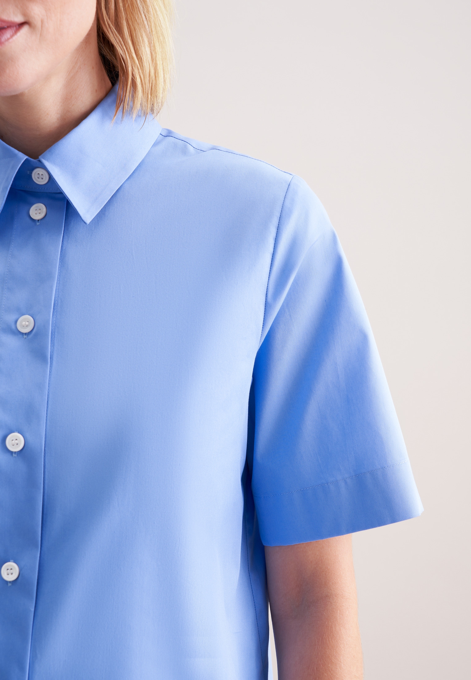 seidensticker Hemdbluse »Schwarze Rose« 1/2 Uni