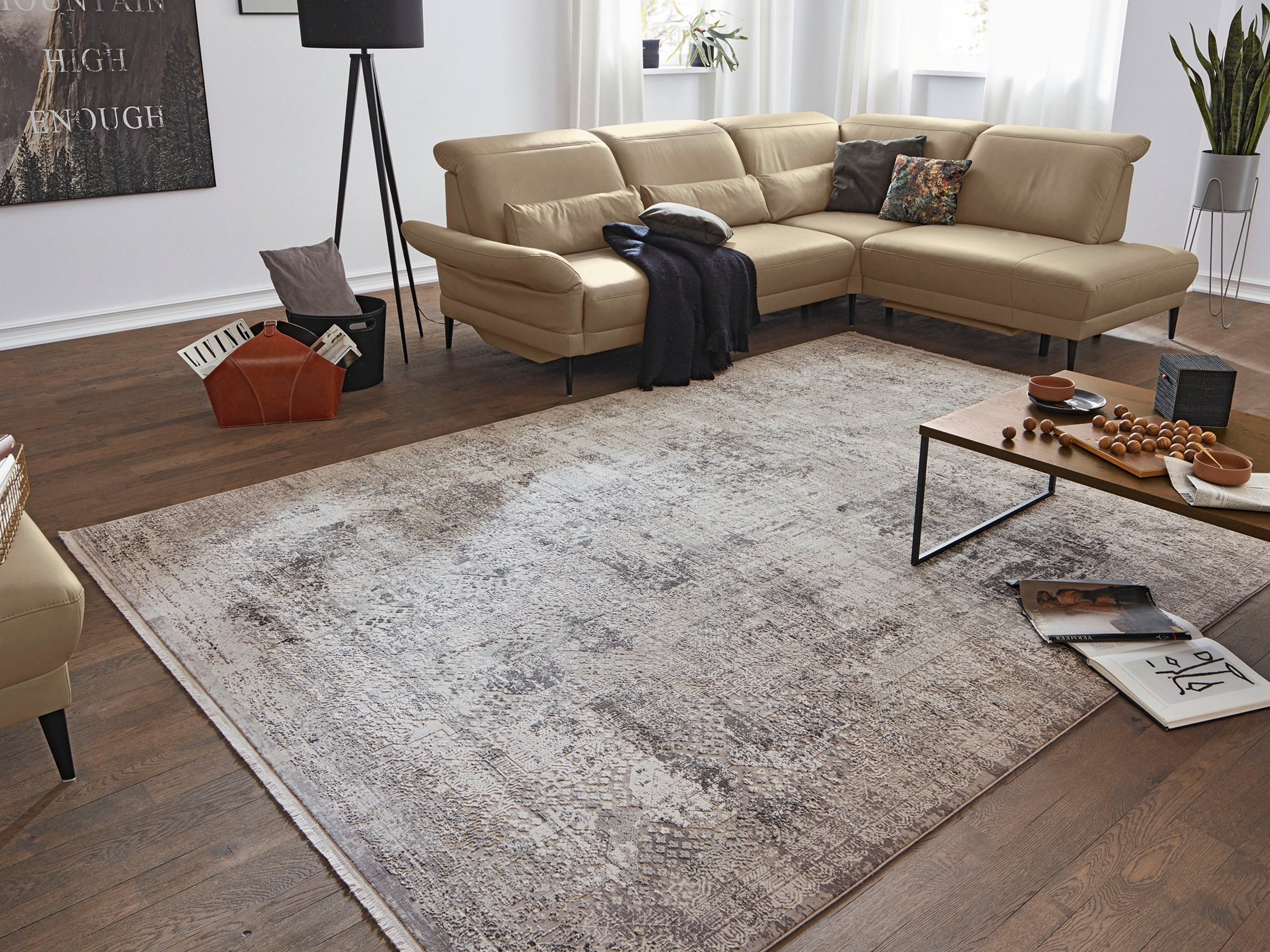 Musterring Teppich »APOLLO«, rechteckig, 8 mm Höhe, exclusive MUSTERRING DELUXE COLLECTION hochwertig gekettelt Fransen