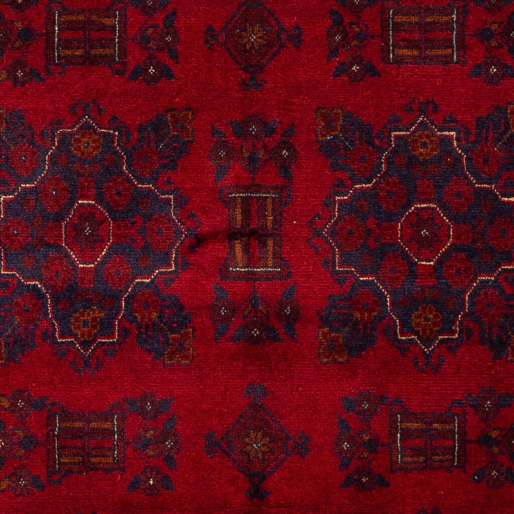 morgenland Orientteppich »Afghan - Kunduz - 219 x 126 cm - dunkelrot«, rechteckig