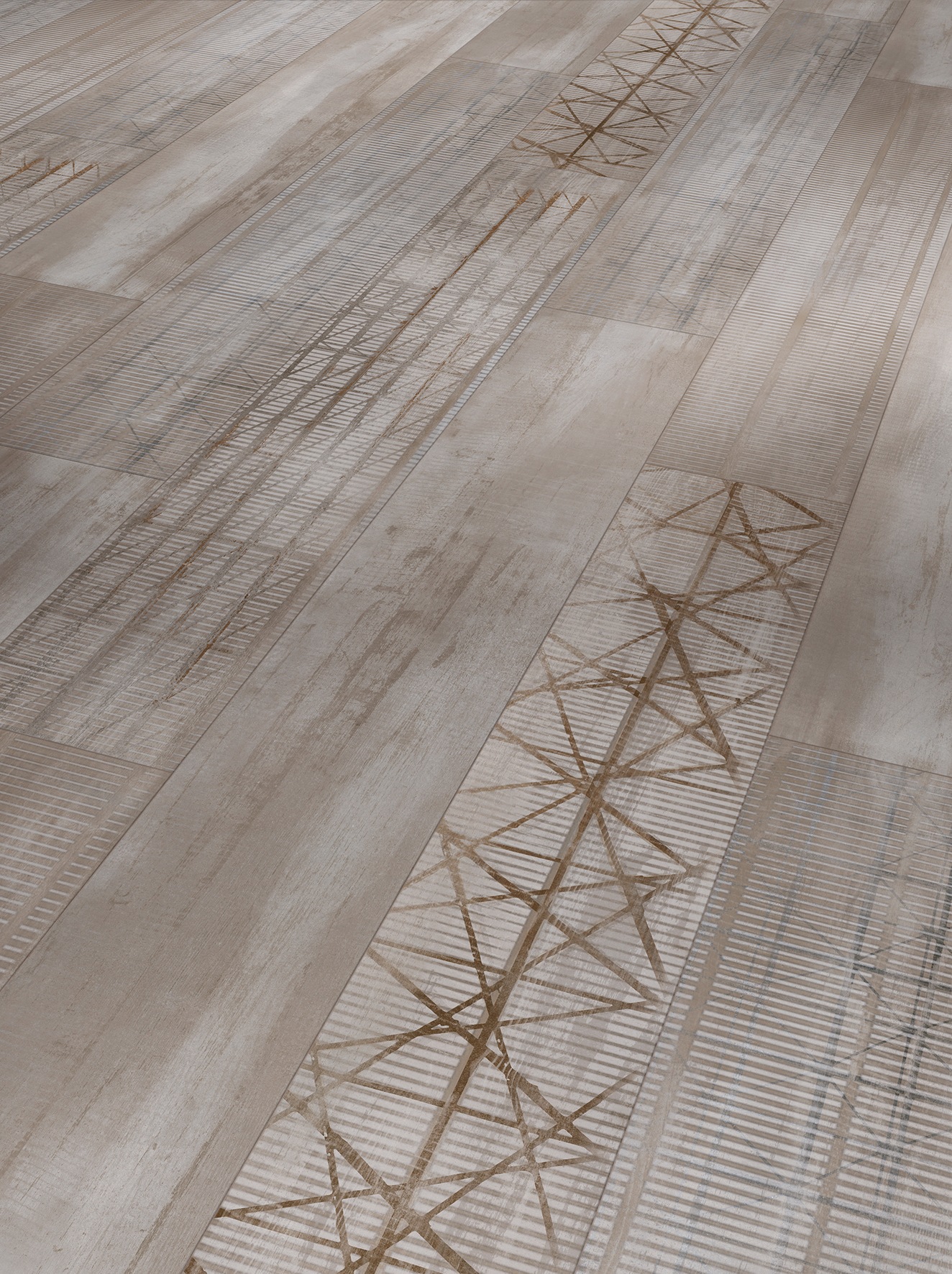 Image of PARADOR Designboden »Modular ONE Edition One Ground Essen«, (Set), Porenstruktur, mit integrierter Trittschalldämmung, Verlegefläche: 2,49 m², matt, für Fussbodenheizung geeignet bei Ackermann Versand Schweiz