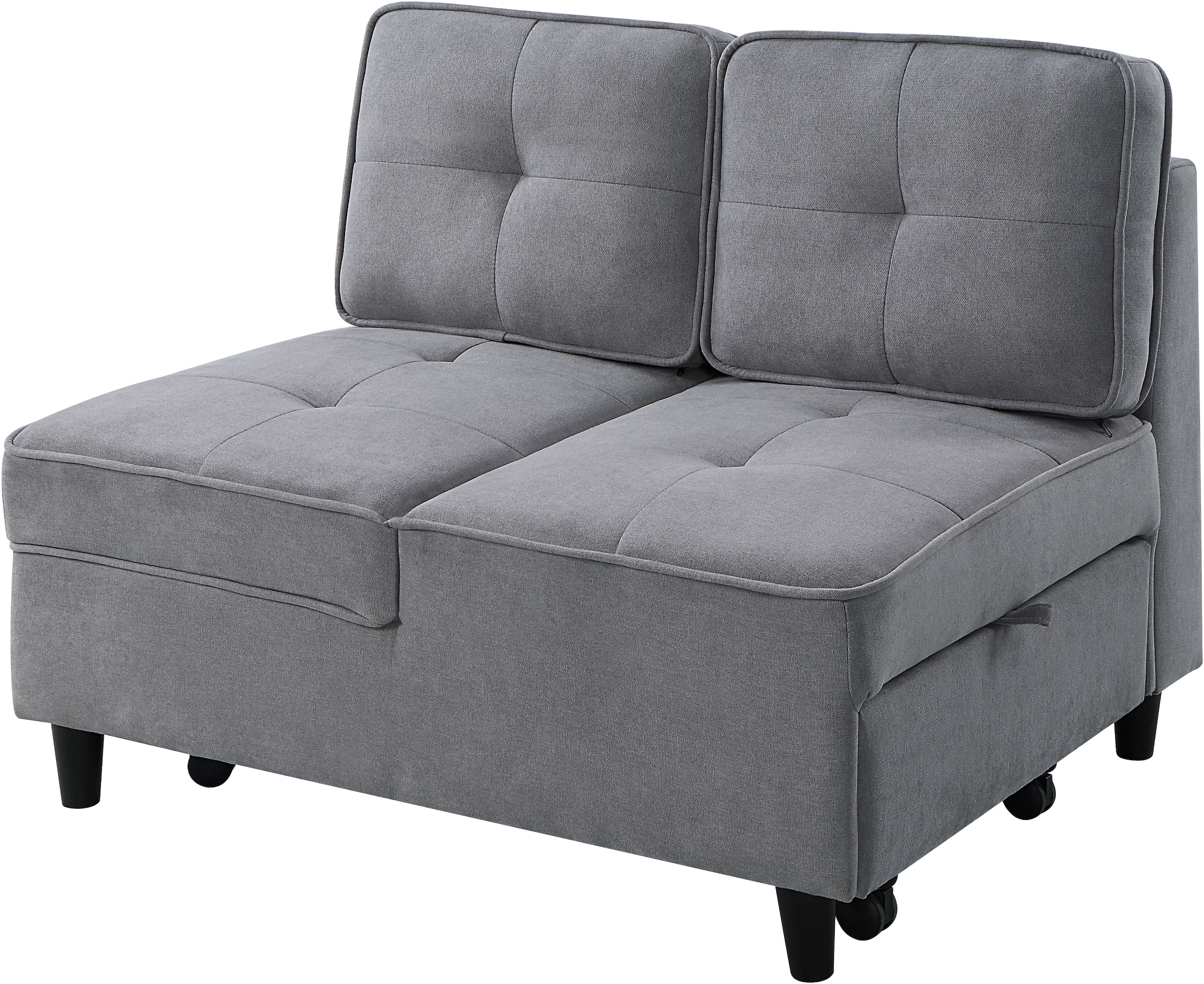 ATLANTIC home collection Schlafsofa »Freddy«, wandelbar zum Loungesessel, Relaxliege und Gästebett, inkl. Kissen