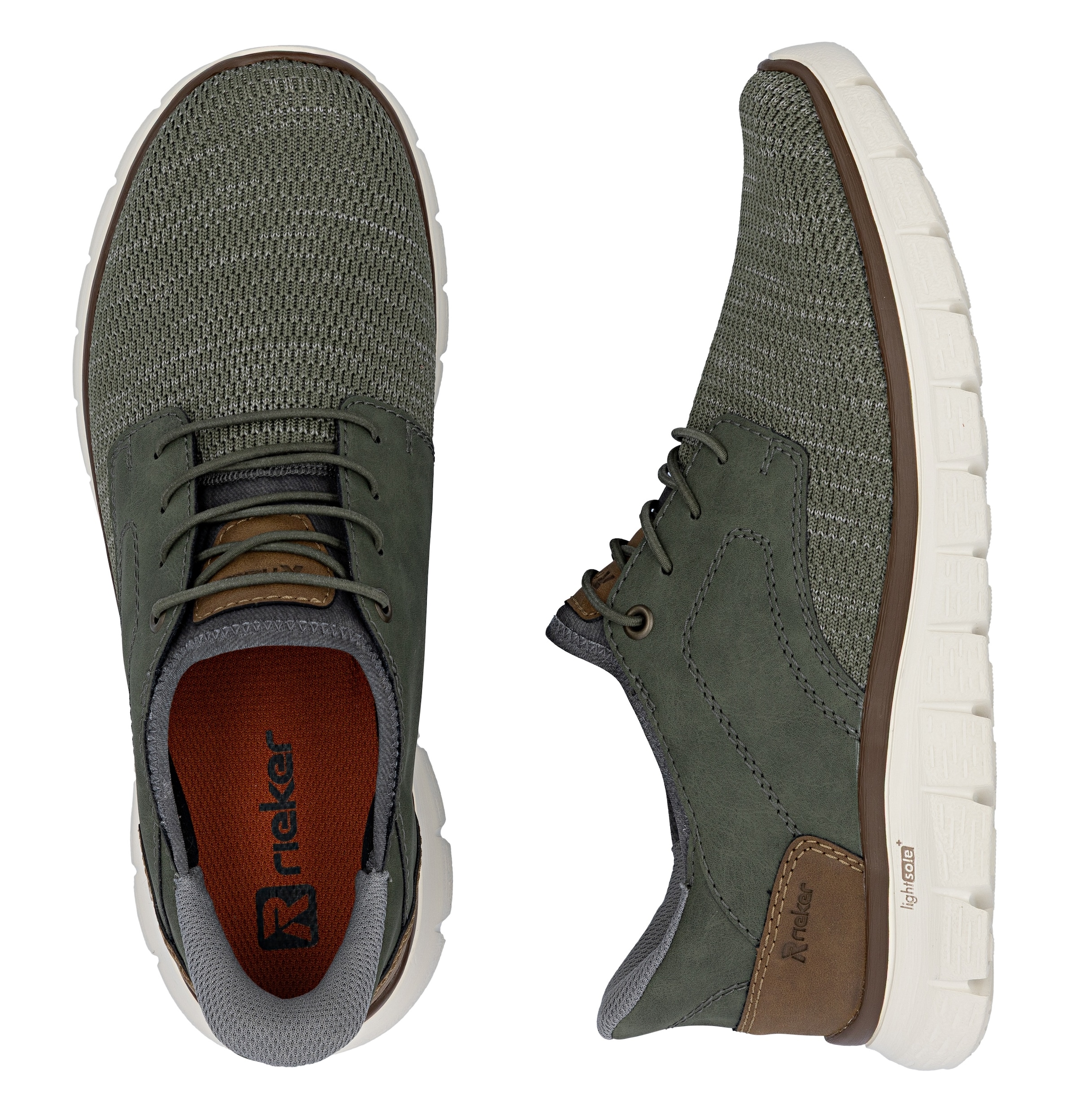 Rieker Baskets slip-on  , Freizeitschuh, Halbschuh, Schlupfschuh, gepolsterter Fersenabschluss