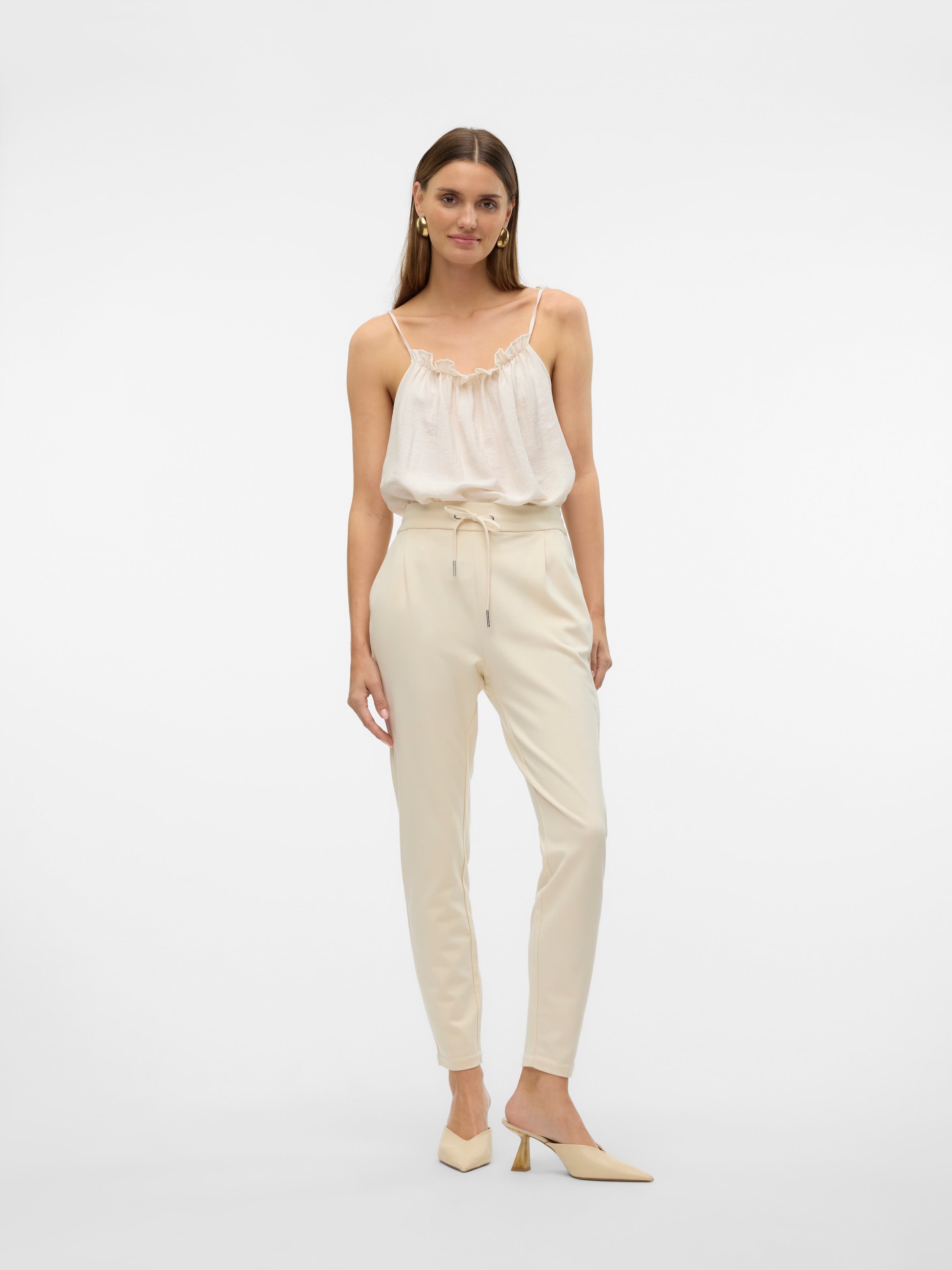 Vero Moda Pantalon de jogging »VMEVA MR LOOSE STRING PANT GA NOOS«  dos avec bande élastique