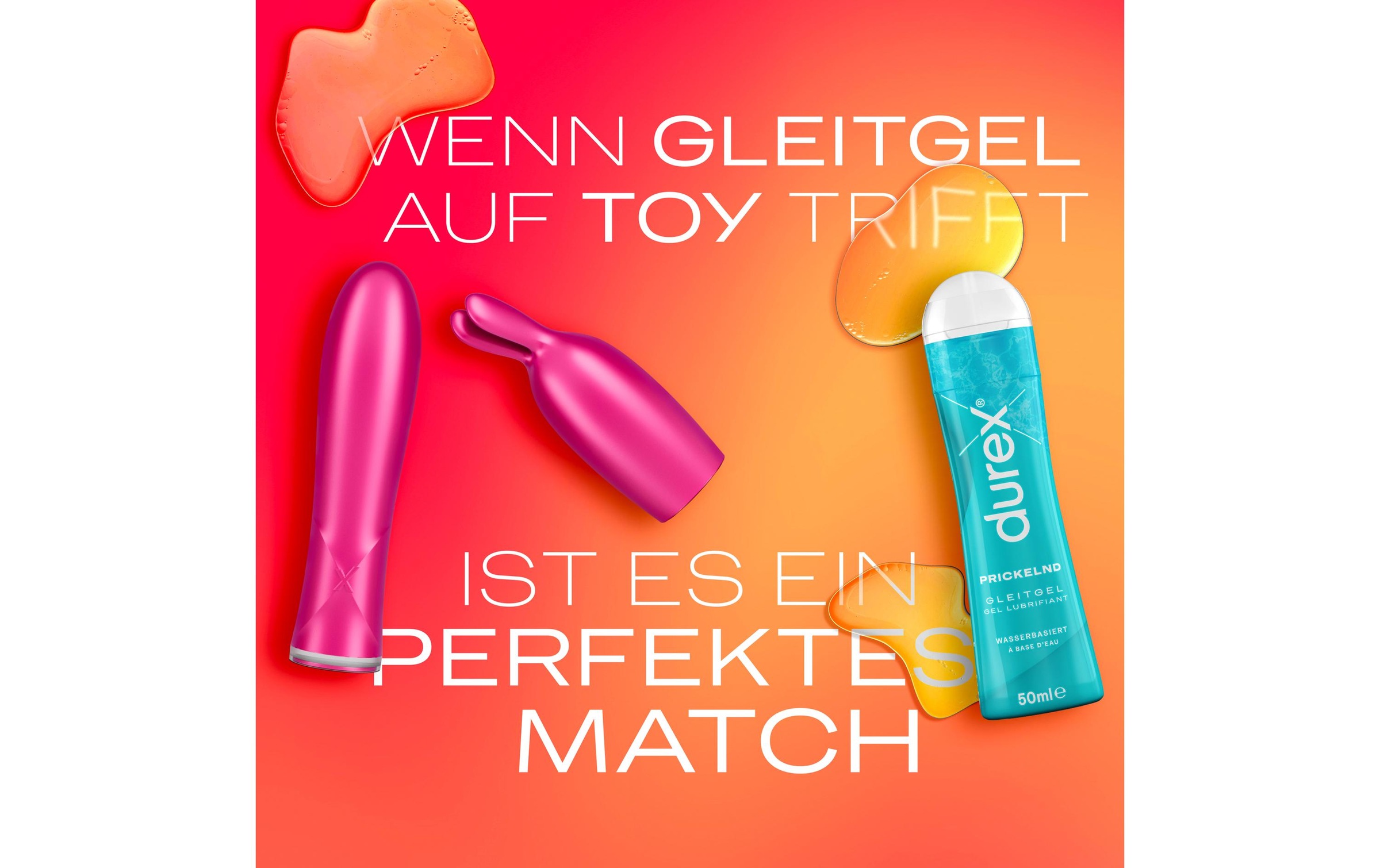 durex G-Punkt-Vibrator »Tease & Vibe 2 in 1 Vibrator und Teaser Tip«