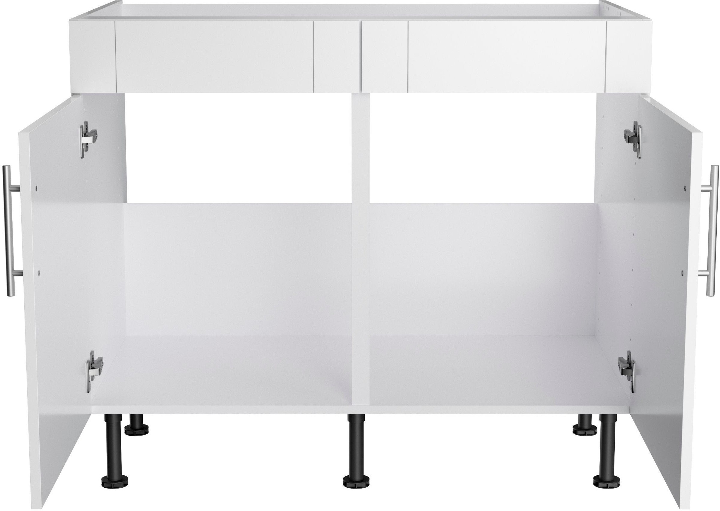 KOCHSTATION Meuble évier »KS-Ahus« Breite 100 cm