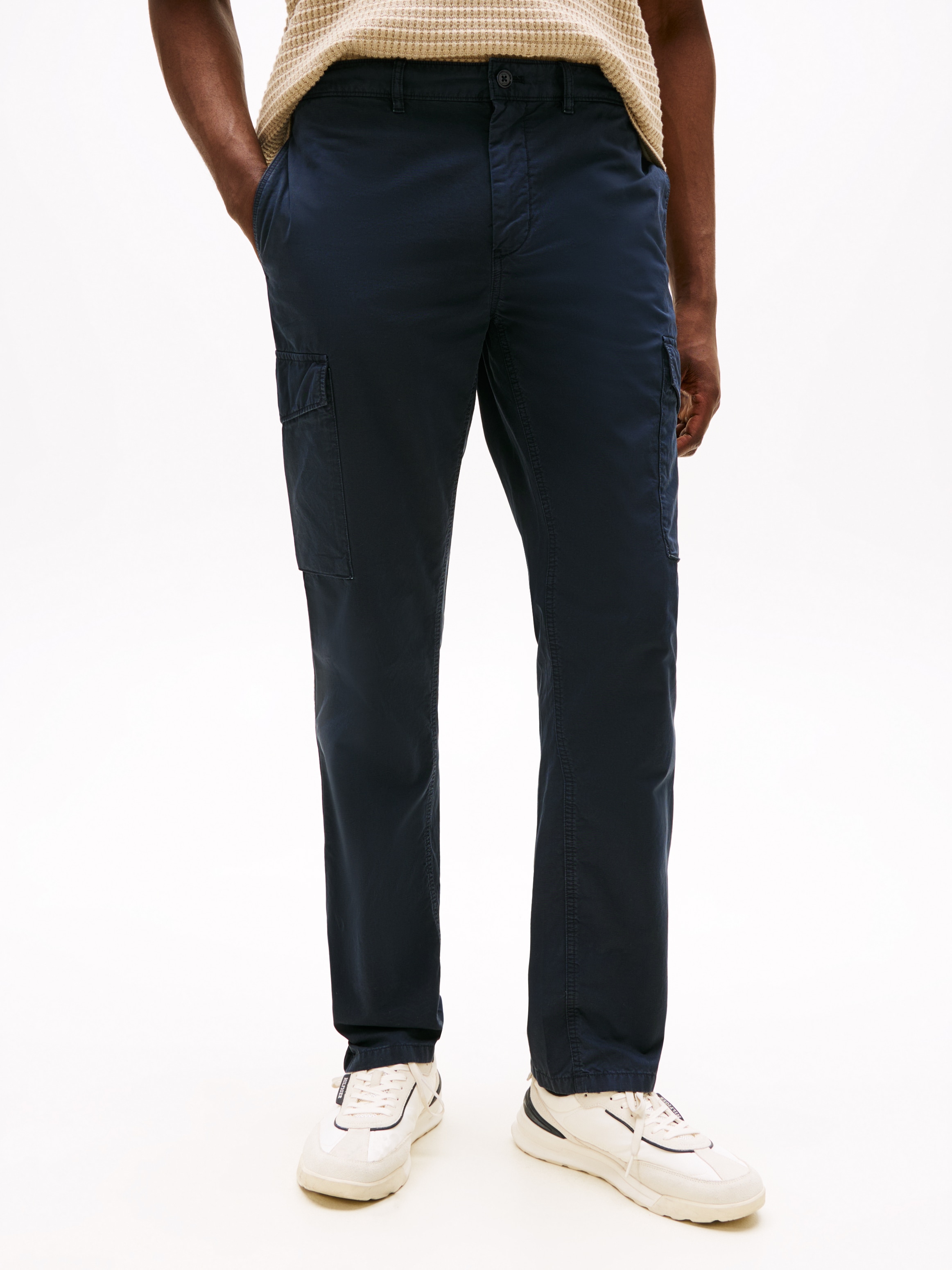 Image of Tommy Hilfiger Cargohose "DENTON LW TWILL" Straight Fit, Baumwolle