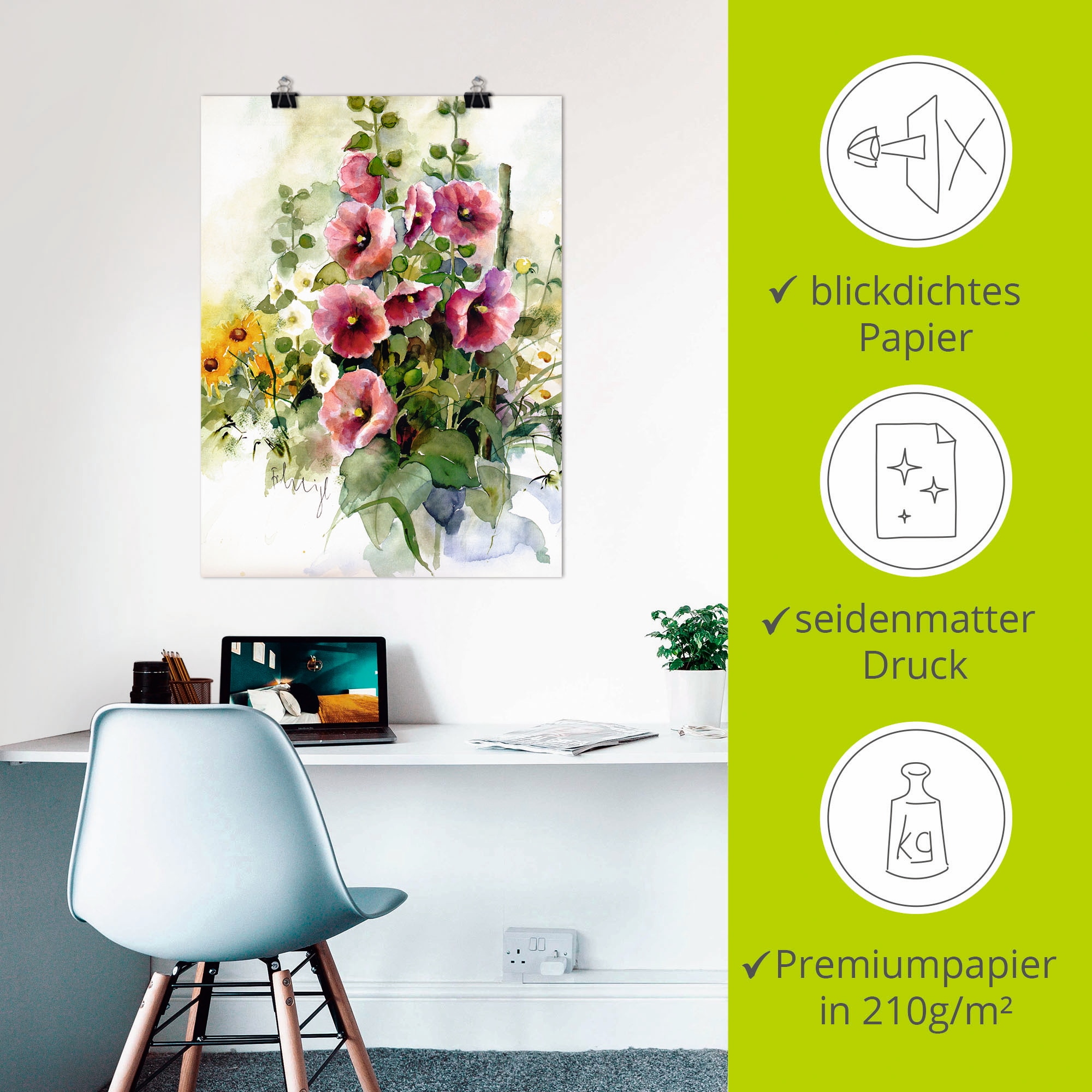 Artland Wandbild »Blumen Zusammenstellung I« Blumen 1 Stk. tlg. als Leinwandbild, Poster in verschied. Grössen