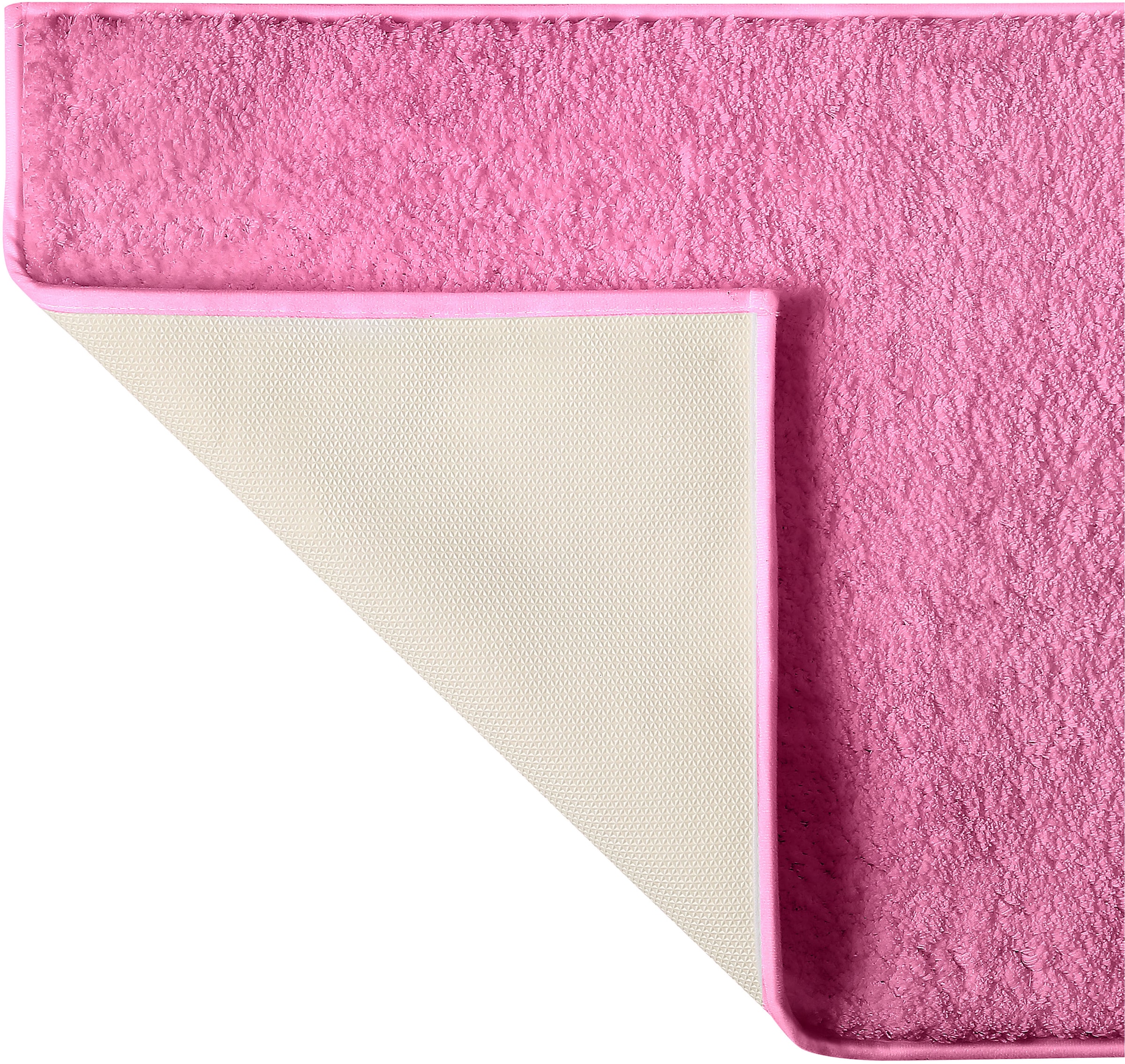 my home Badematte »Juna, Badteppich«, rutschhemmend beschichtet, fussbodenheizungsgeeignet-strapazierfähig, besonders weich, Badematten, unifarben