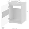 Home affaire Waschbeckenunterschrank »Wisla«, Siphonausschnitt, Tür Push-to-open-Funktion, Breite 40 cm, Höhe 55 cm