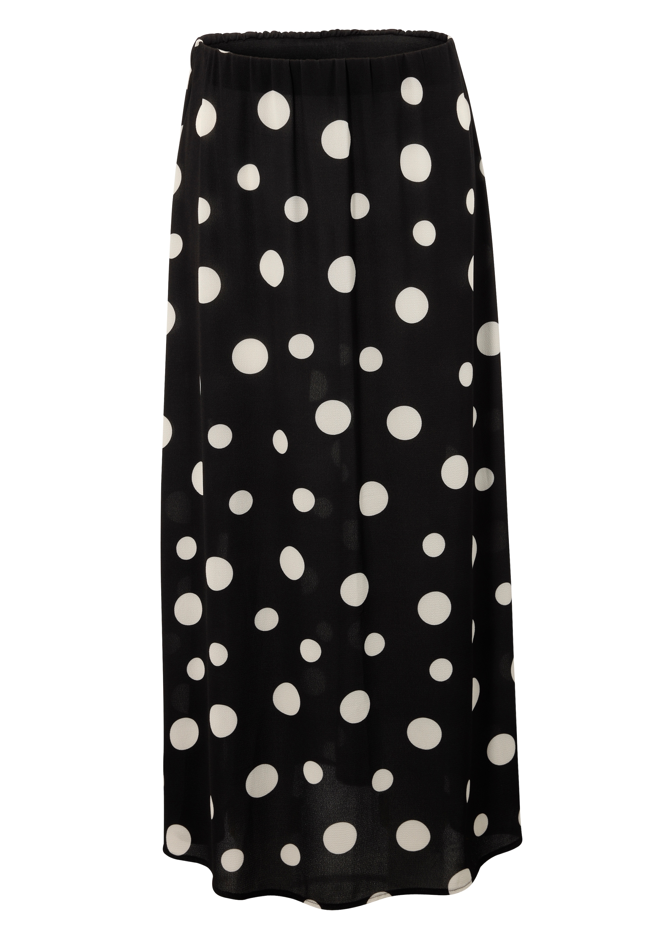 Aniston SELECTED Maxirock, mit grossen Punkteprint und elastischen Gummiband - NEUE KOLLEKTION