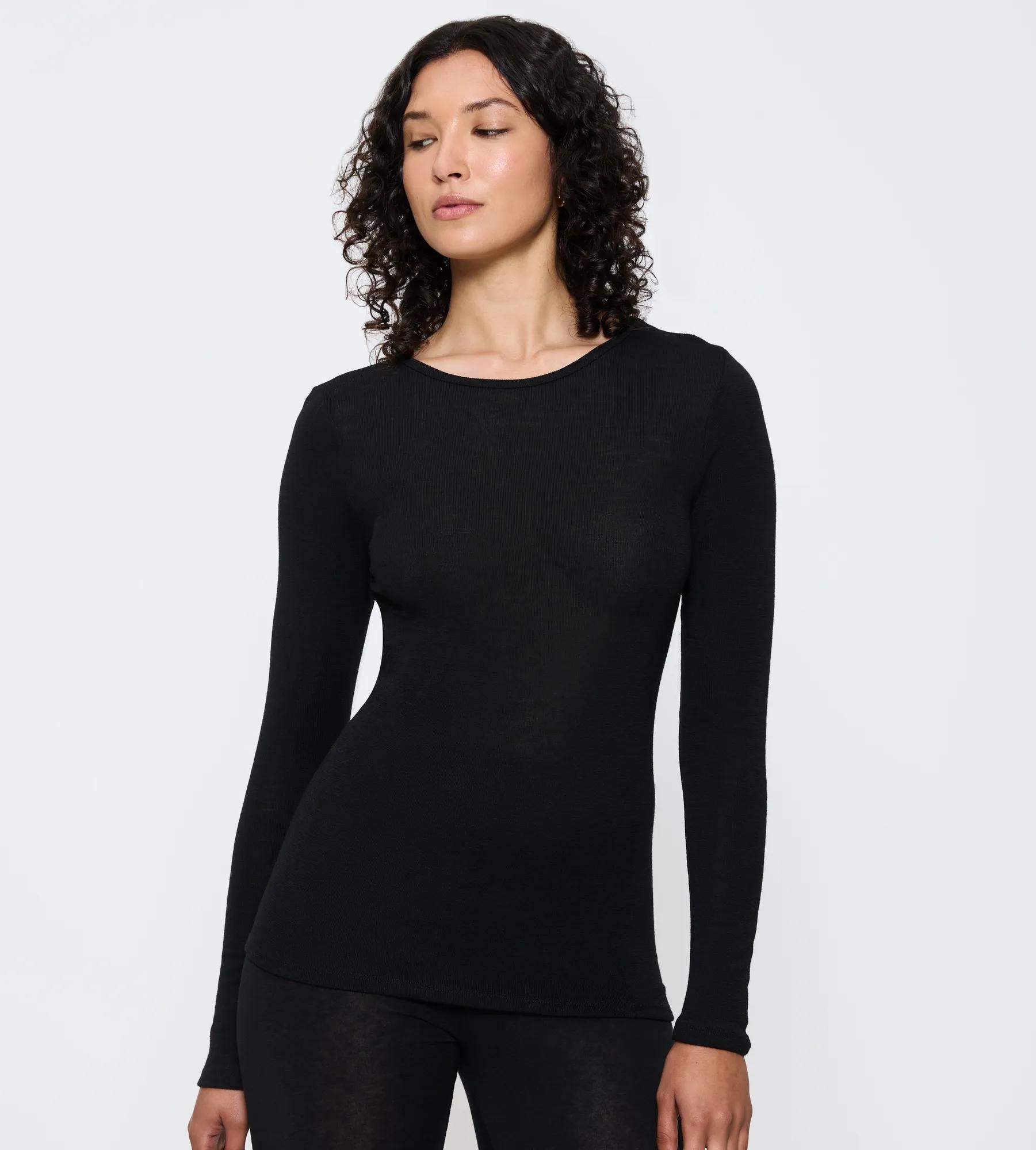 Image of Triumph Langarmshirt "Beauty Layers LSL Top Wool" weiche Wolle, langärmelig, in Single-Jersey Qualität