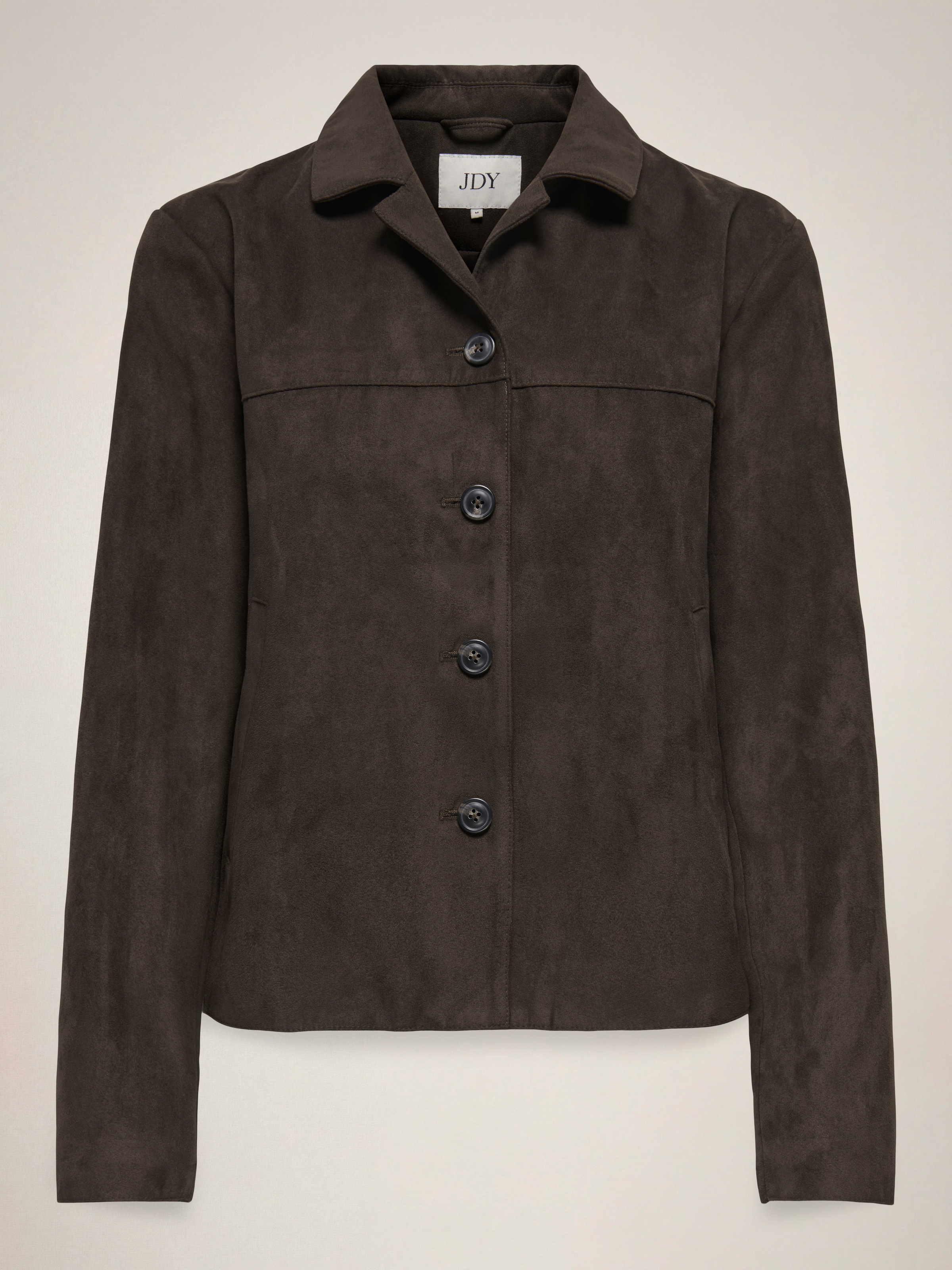 JDY Veste en imitation cuir »JDYNICO FAUX SUEDE JACKET OTW SGO NOOS« fibre synthétique
