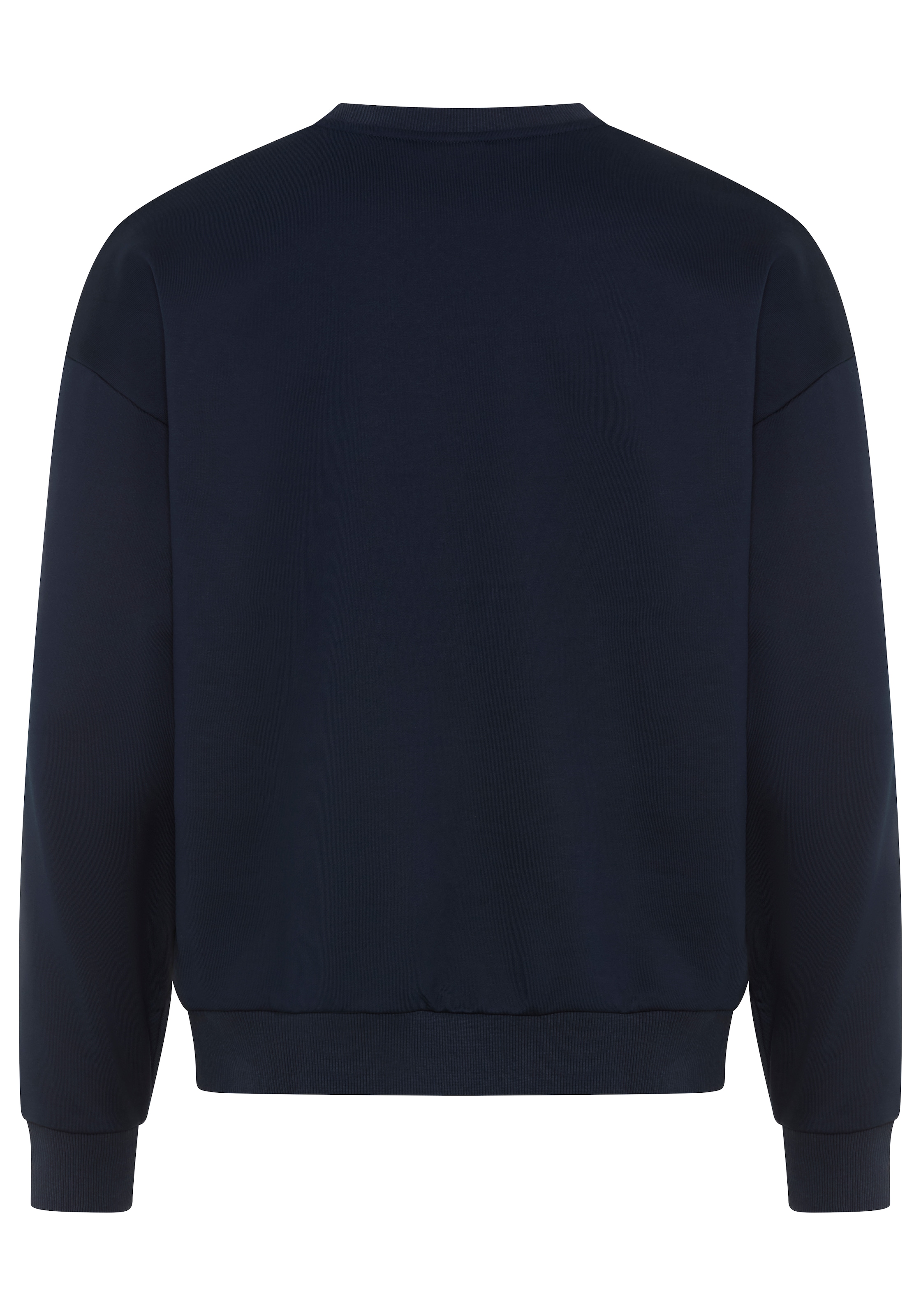 HUGO Sweat-shirt »Dinex«, Encolure ronde, coupe oversize, impression logo
