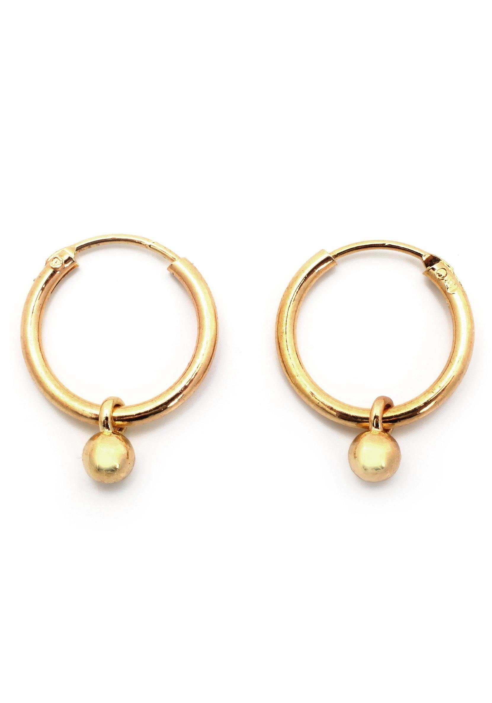 Image of J.Jayz Paar Creolen »kleiner Kugel«, mit abnehmbaren Einhängern bei Ackermann Versand Schweiz