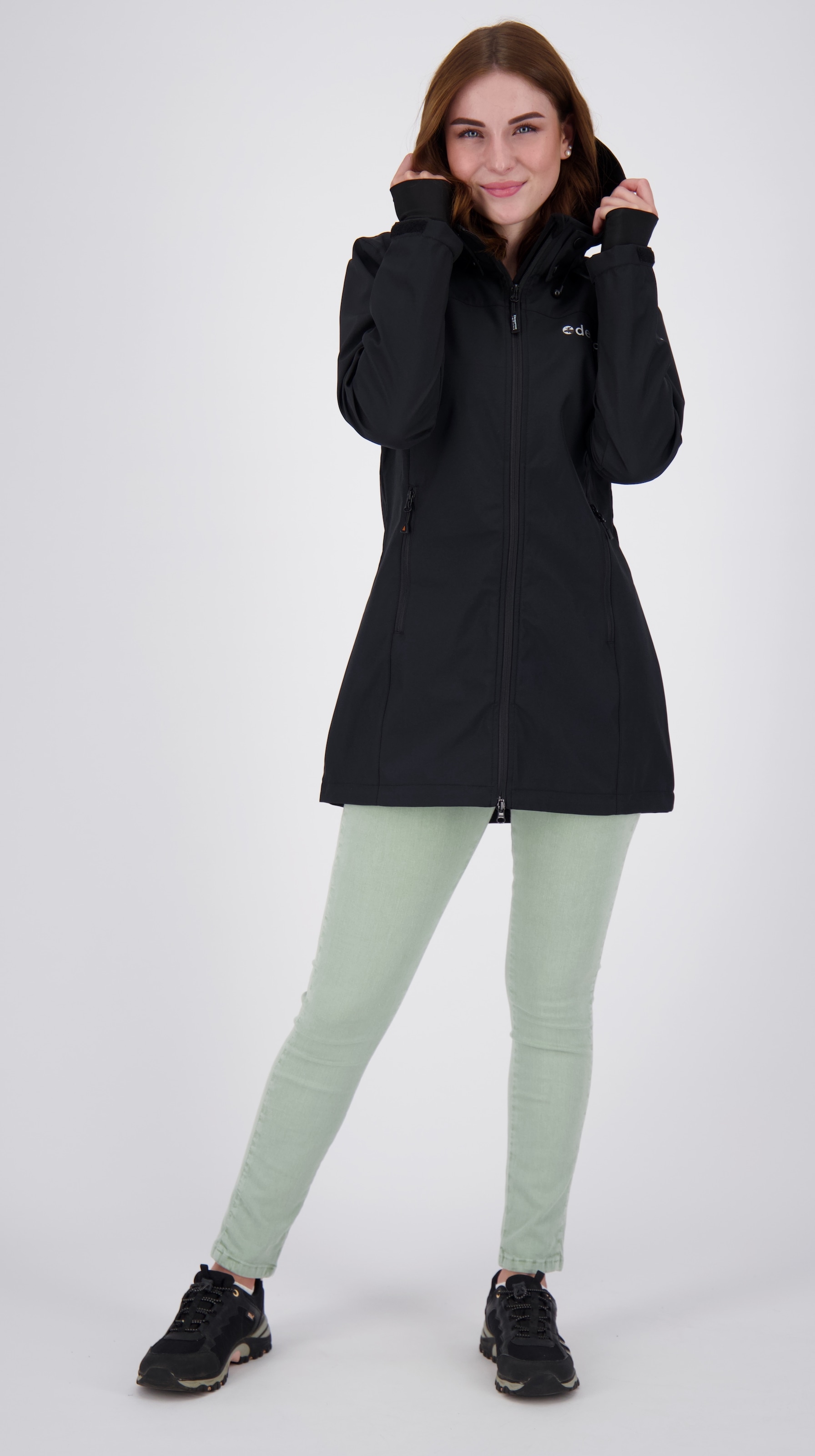 DEPROC Active Manteau softshell »CAVELL LONG WOMEN« également disponible en grandes tailles