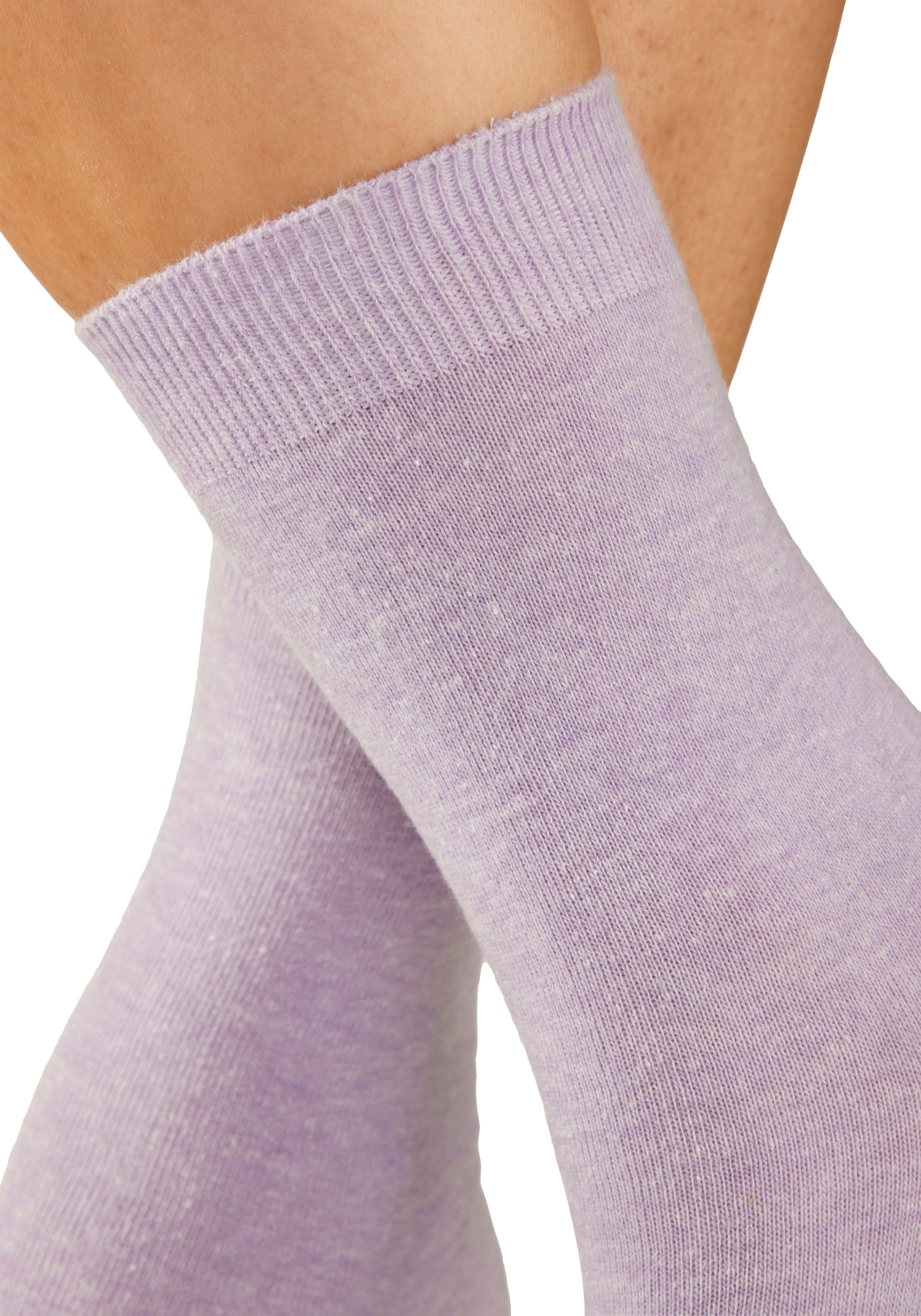 H.I.S Basicsocken »Damensocken, frische melierte Farben; casual« Packung, 20 Paar tlg. Alltagssocken in der Grosspackung
