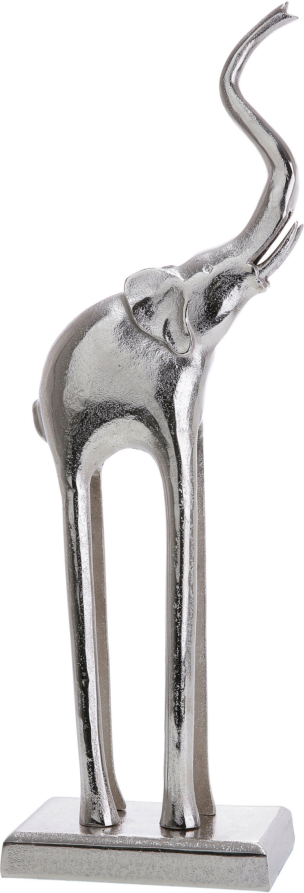 Image of GILDE Tierfigur »Elefant Delgado, silberfarben«, (1 St.), Höhe 62,5 cm, Wohnzimmer bei Ackermann Versand Schweiz