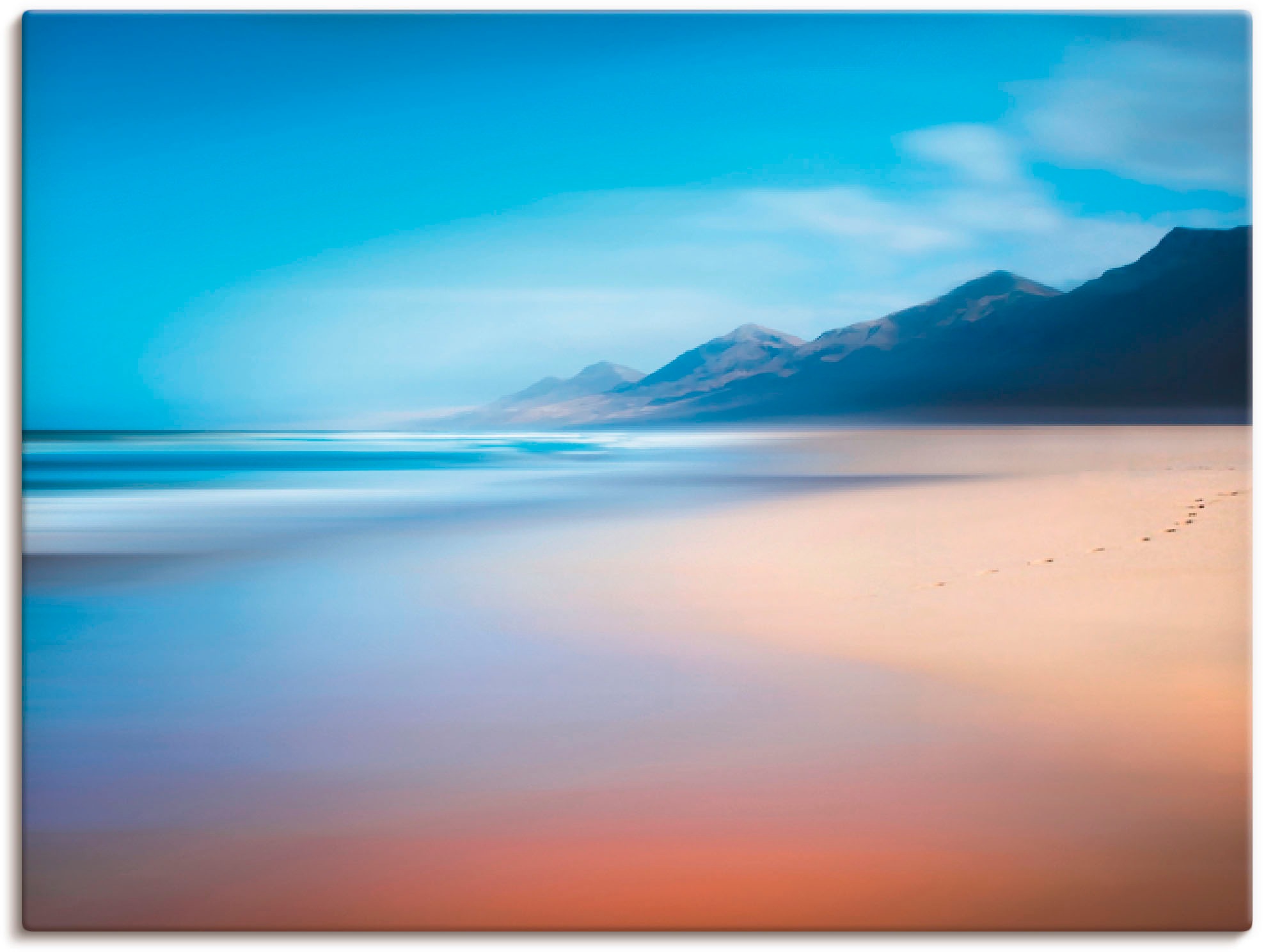 Image of Artland Wandbild »Fuerteventura Strandimpessionen 01«, Strand, (1 St.), in vielen Grössen & Produktarten -Leinwandbild, Poster, Wandaufkleber / Wandtattoo auch für Badezimmer geeignet bei Ackermann Versand Schweiz