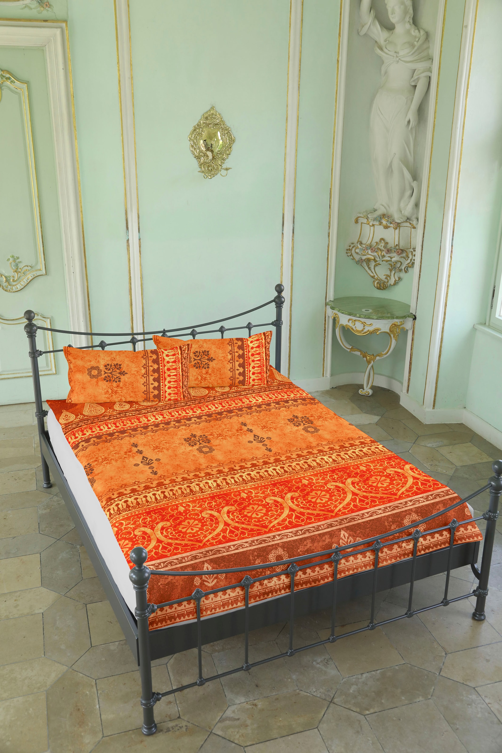 CASATEX Linge de lit »Indi« 2 cuis tlg. romantisch, orientalisch, weich und gemütlich