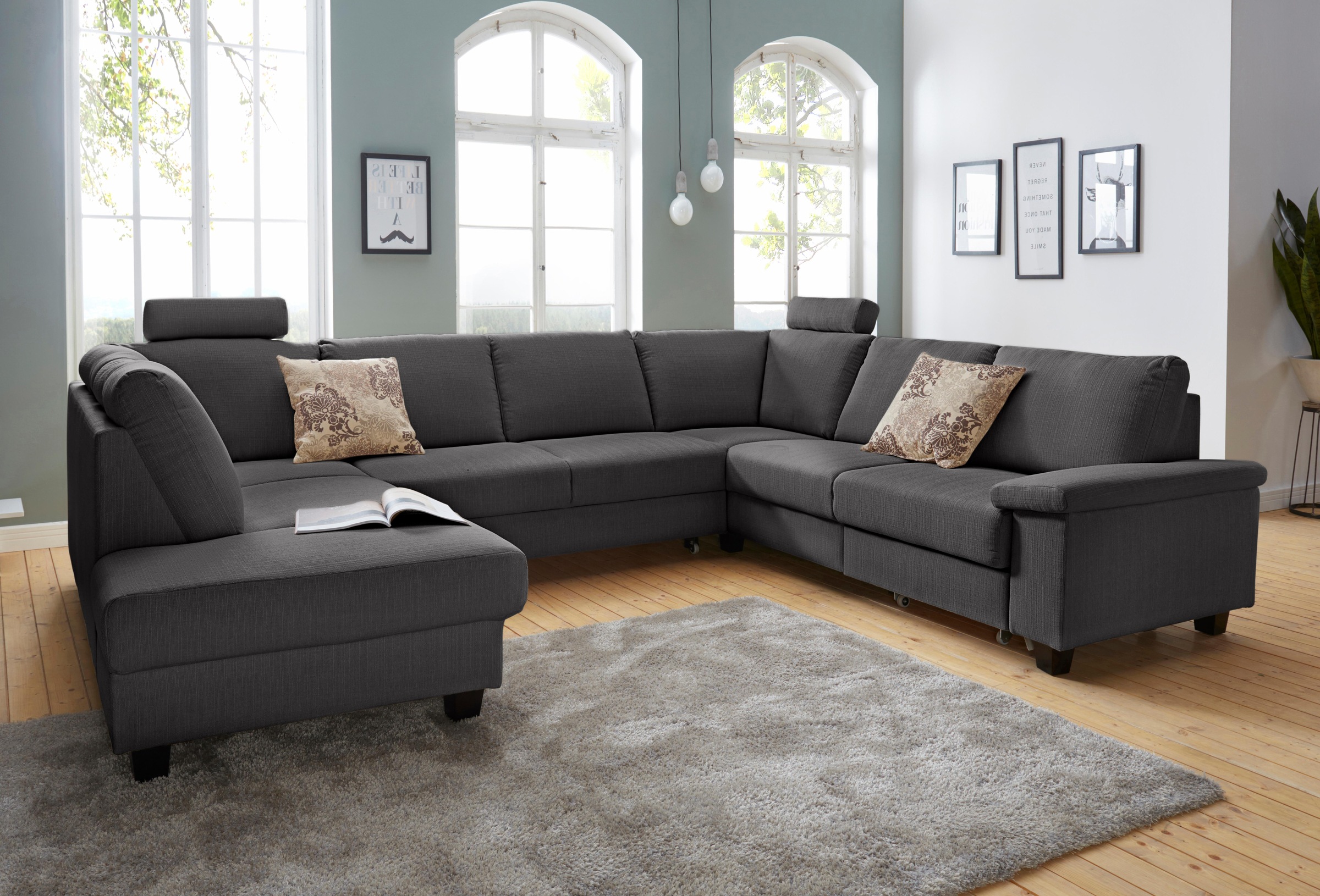 Image of CASA ROSSA Wohnlandschaft, XL, wahlweise mit Bettfunktion und Schubkasten bei Ackermann Versand Schweiz