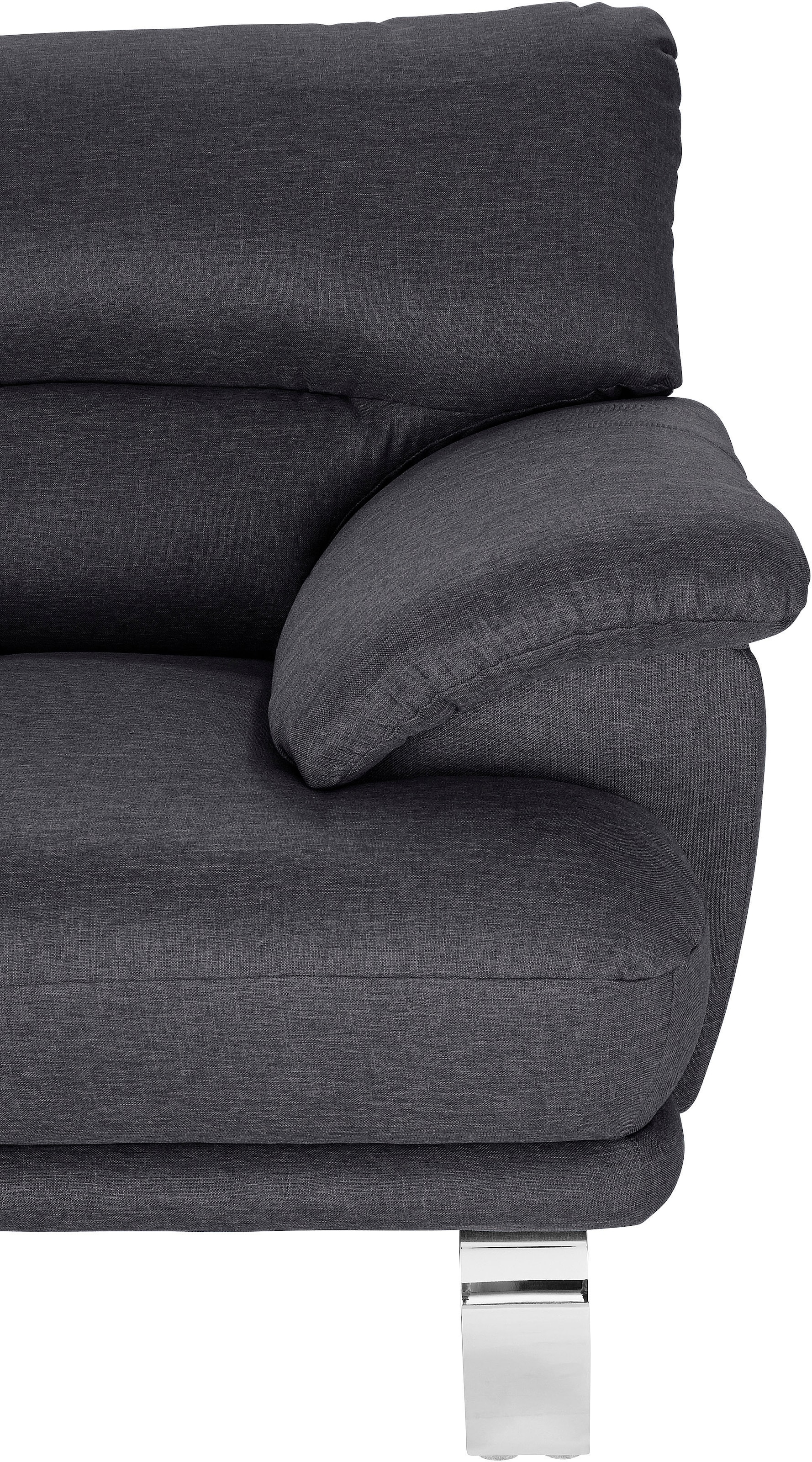 TRENDMANUFAKTUR 3-Sitzer »Cecilia II, mit italienischem Design, tollen Details«, mit tollem Sitzkomfort und Designfuss