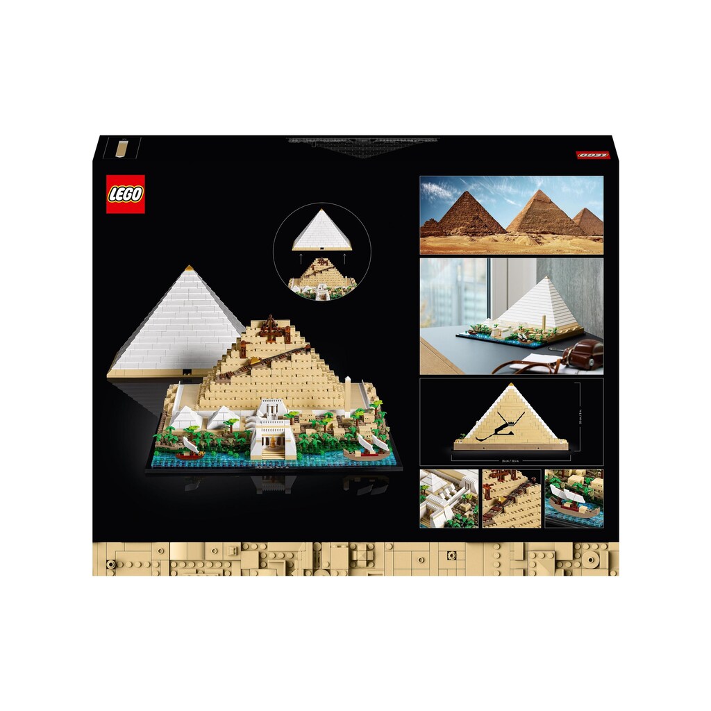 LEGO® Konstruktionsspielsteine »LEGO Architecture Cheops-Pyramide«, (1476 St.)