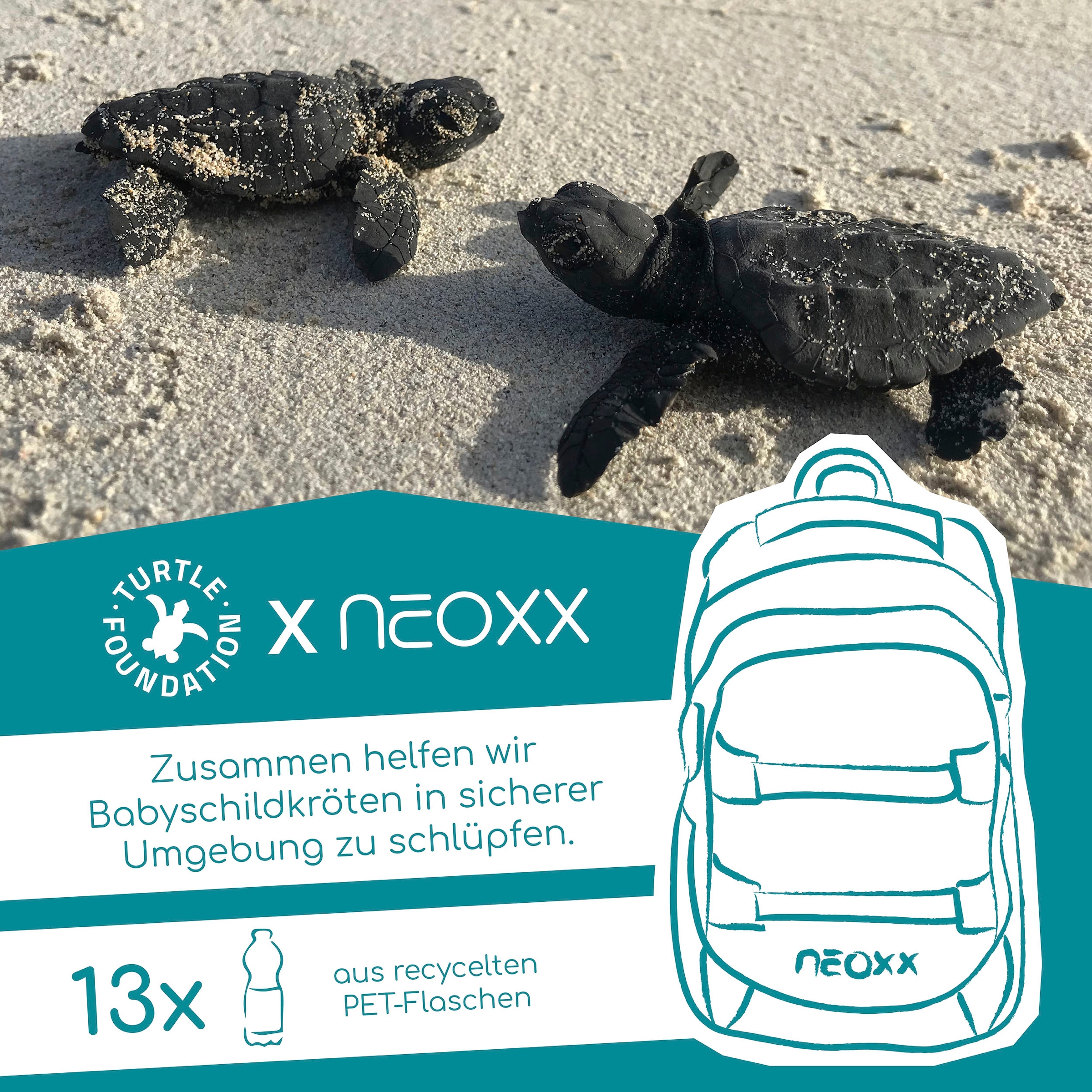 neoxx Schulrucksack »Active Pro, Bubble Me around«