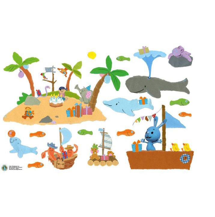 Image of Wall-Art Wandtattoo »Piraten KiKANiNCHEN Geburtstag«, (1 St.) bei Ackermann Versand Schweiz