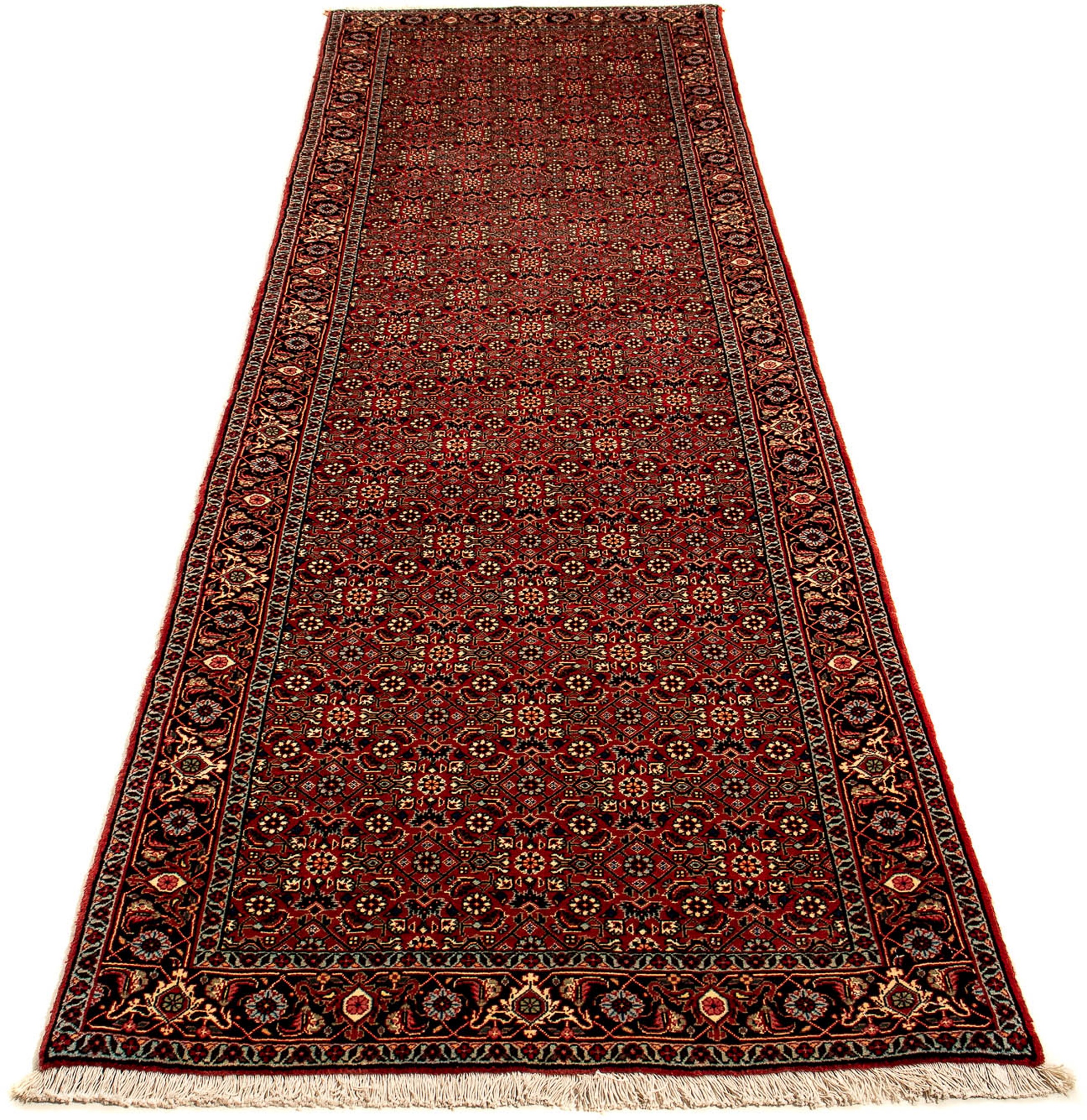 Image of morgenland Orientteppich »Perser - Bidjar - 296 x 81 cm - mehrfarbig«, rechteckig, 15 mm Höhe, Wohnzimmer, Handgeknüpft, Einzelstück mit Zertifikat bei Ackermann Versand Schweiz