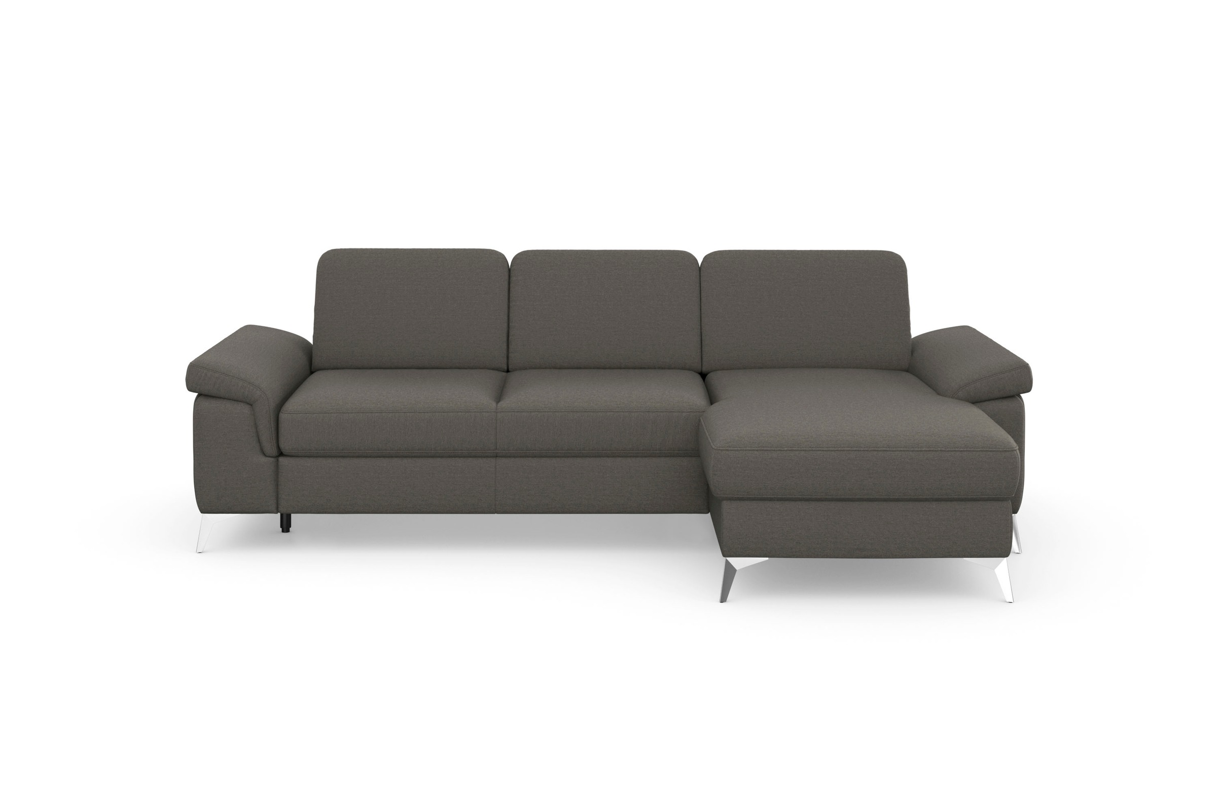 sit&more Ecksofa »Padua L-Form« inklusive Sitztiefenverstellung, Armteilfunktion und Federkern