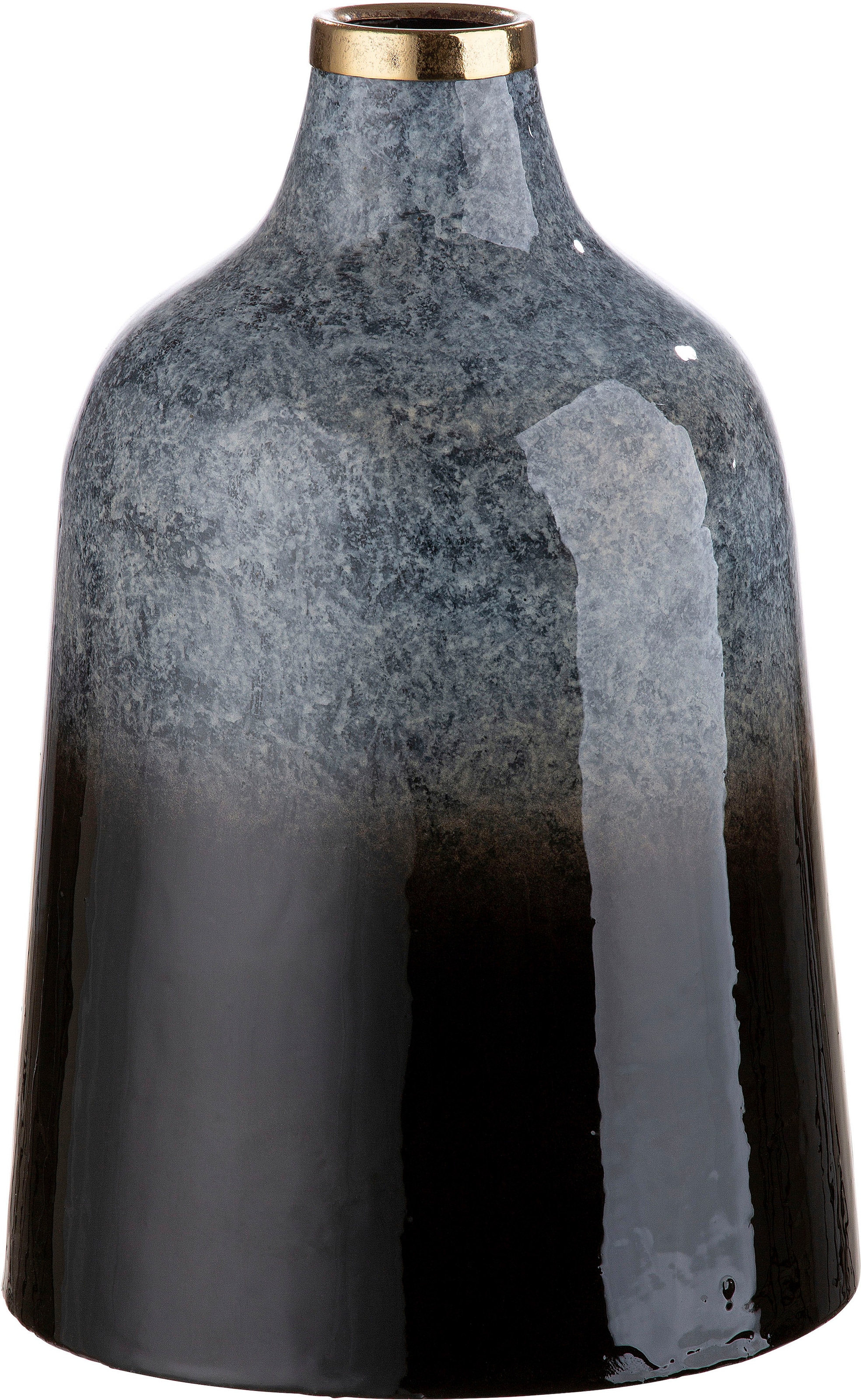 Image of GILDE Dekovase "Laver, Höhe 25 cm" dekorative Vase aus Metall, Dekoobjekt