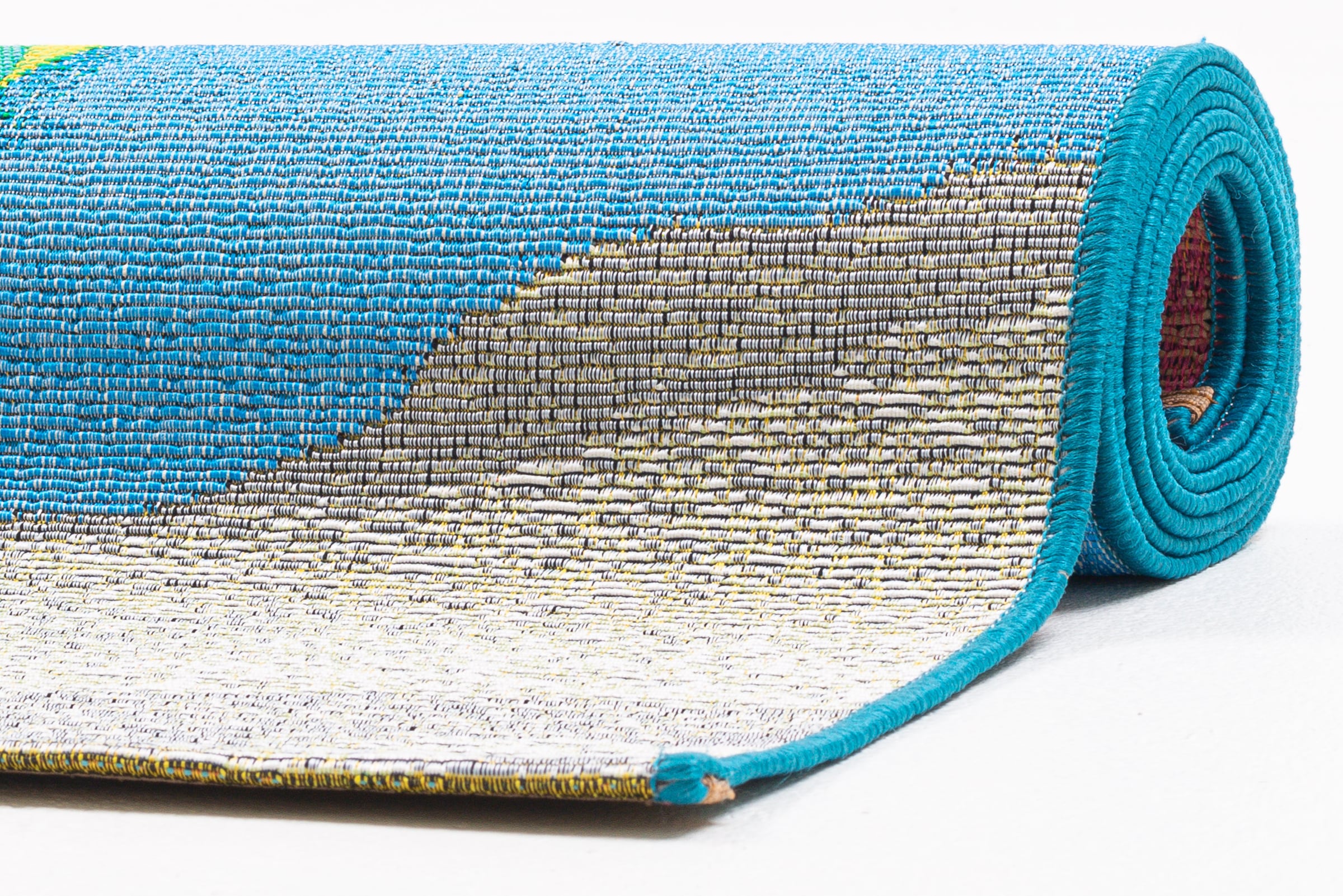 Sansibar Teppich »Rantum Beach SA-018« rechteckig 5 mm Höhe Flachgewebe, modernes Design, Surfboards, In- und Outdoor geeignet