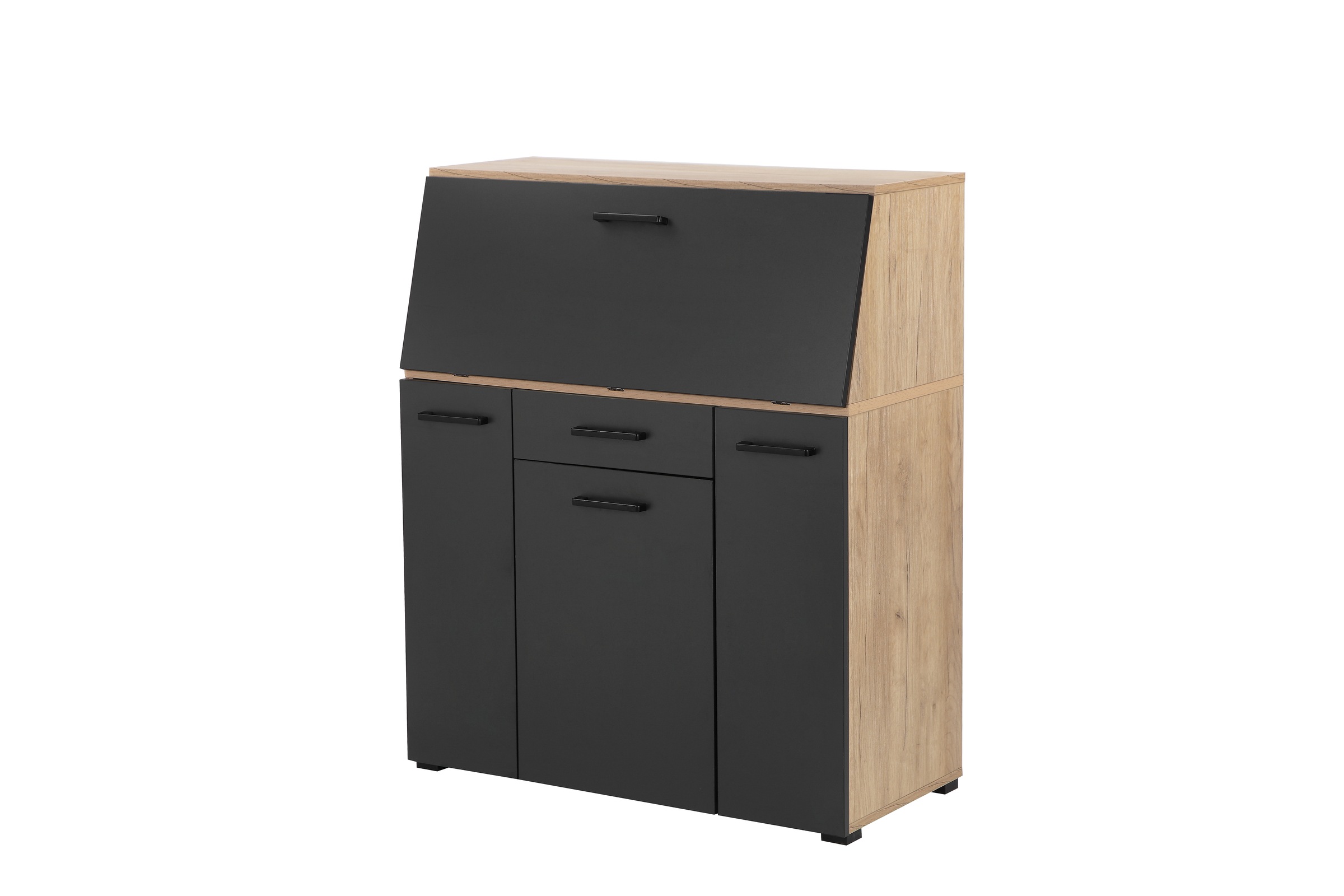Image of GOODproduct Sekretär "Moid, Home-Office-Schreibtisch," viele Stauraummöglichkeiten, kompaktes & modernes Design, B. 88,5 cm