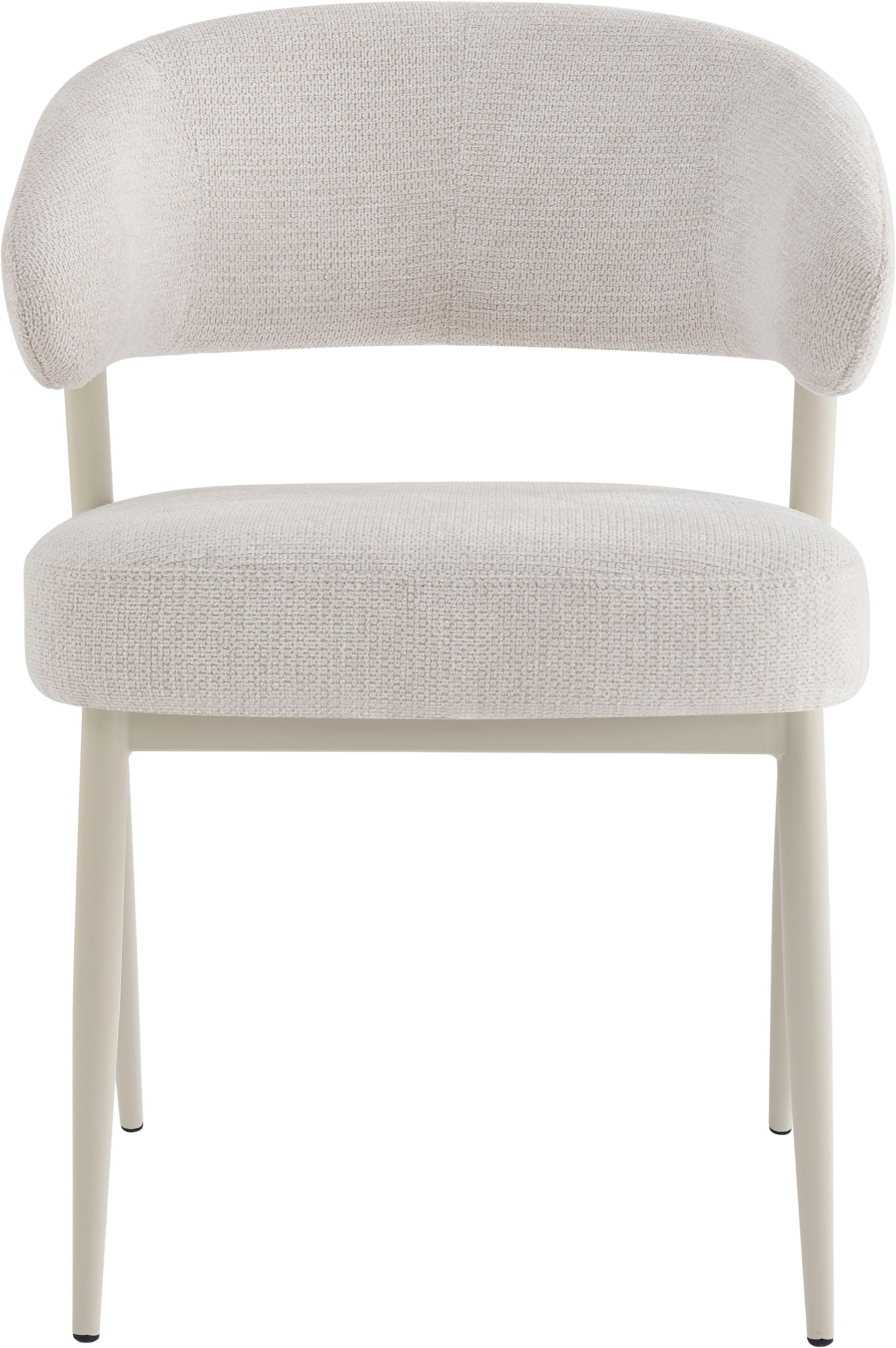 HELA Chaise à 4 pieds »GUARDA« () 1 cuis4-Fuss, Gestell Perlweiss, Komfortsitz mit Federkorb