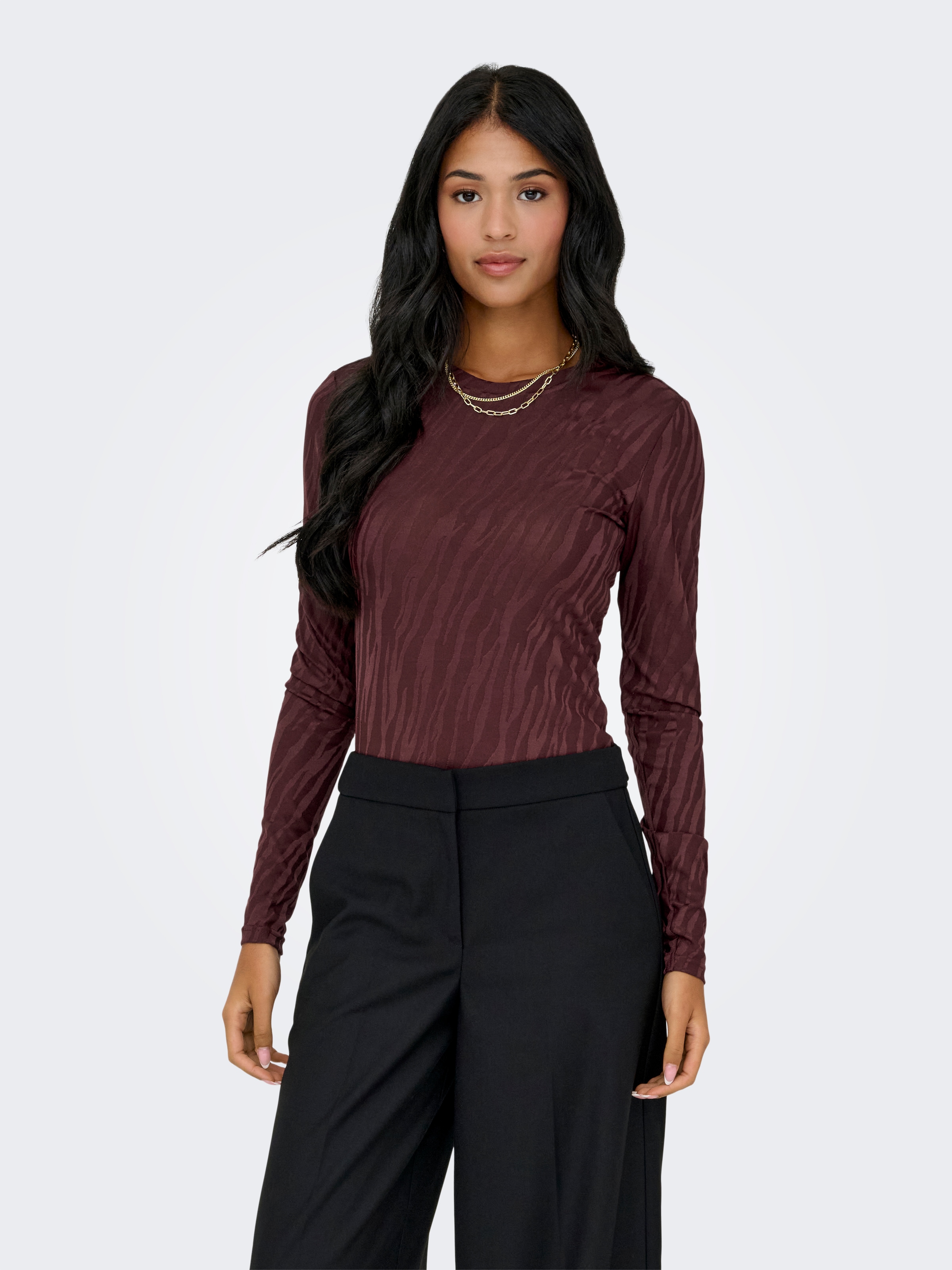 Image of ONLY Langarmshirt "ONLZELE L/S ROUNDNECK TOP JRS"