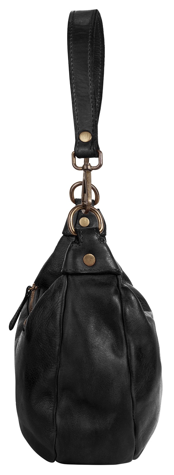 Samantha Look Umhängetasche echt Leder, Made in Italy