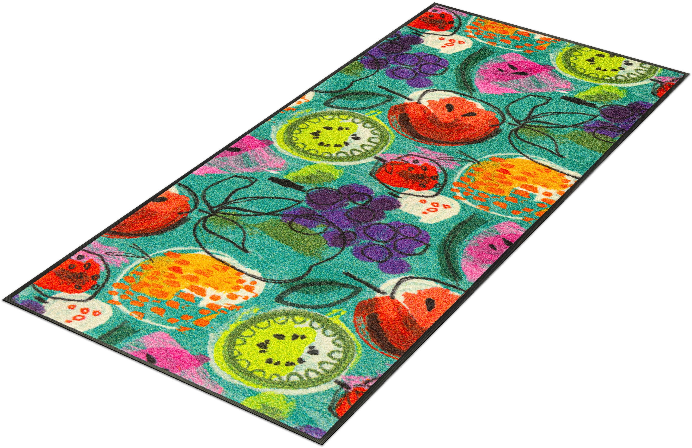 Image of wash+dry by Kleen-Tex Läufer "Fruit Fiesta" rechteckig
