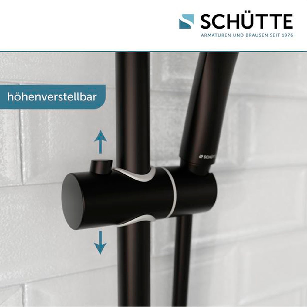 Schütte Garniture de douche »RAVEN« Regendusche, mit Schlauch und Halterung, Wellness-Duschkopf