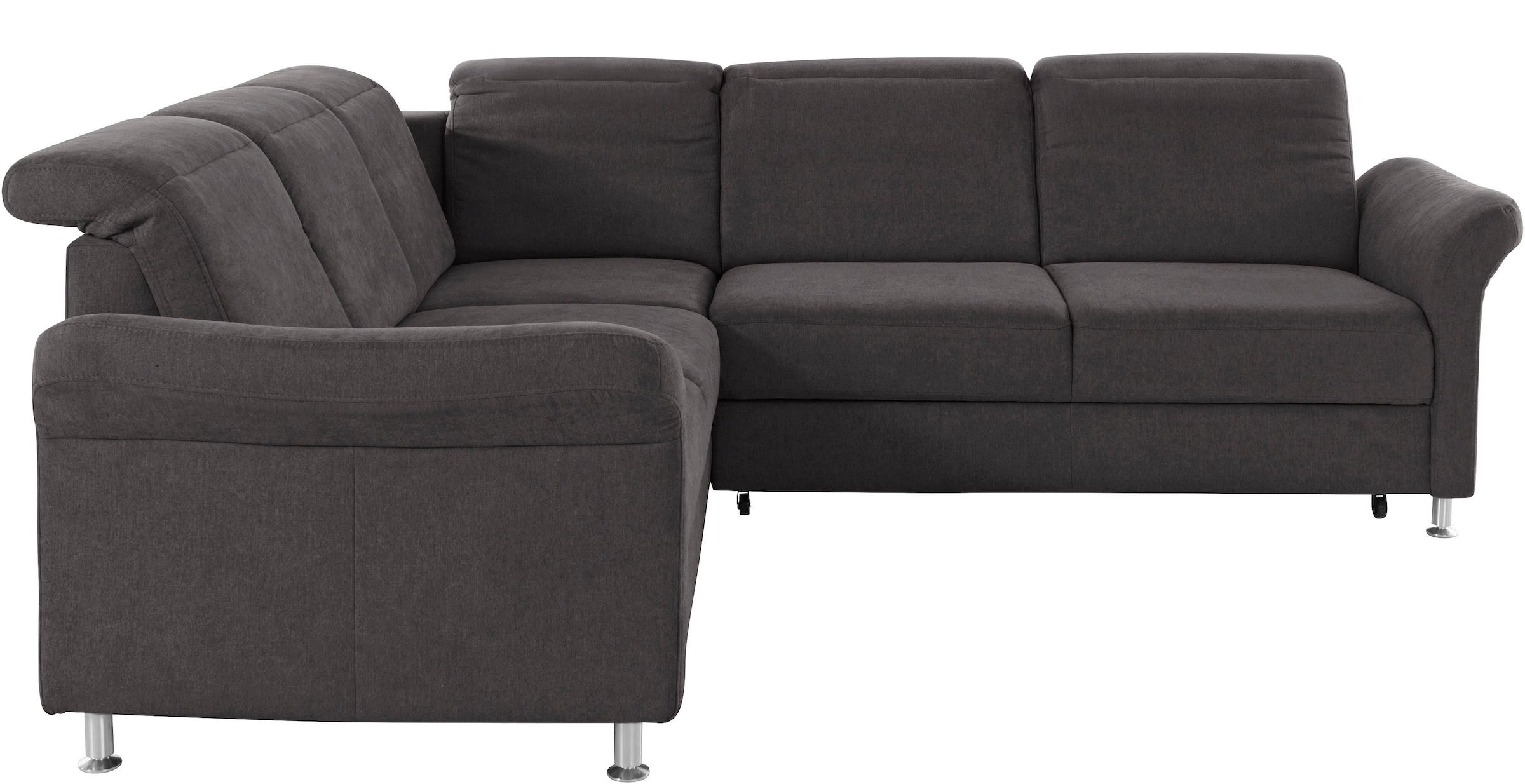 sit&more Ecksofa »Darwin L-Form« inklusive Federkern, wahlweise mit Kopfteilverstellung, Bettfunktion