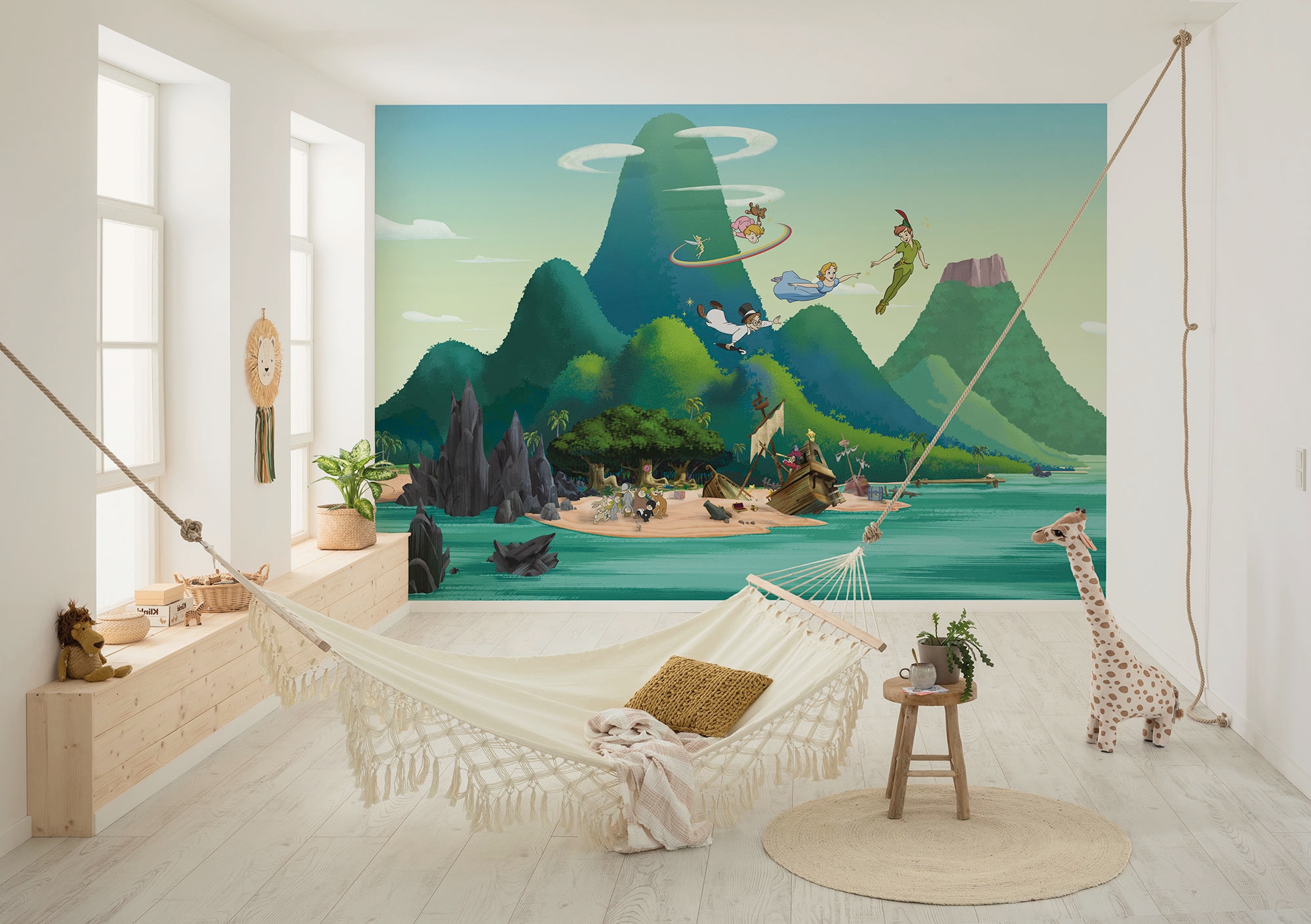 Image of Komar Kindertapete "Disney Peter Pan And the Lost Boys" bedruckt glatt