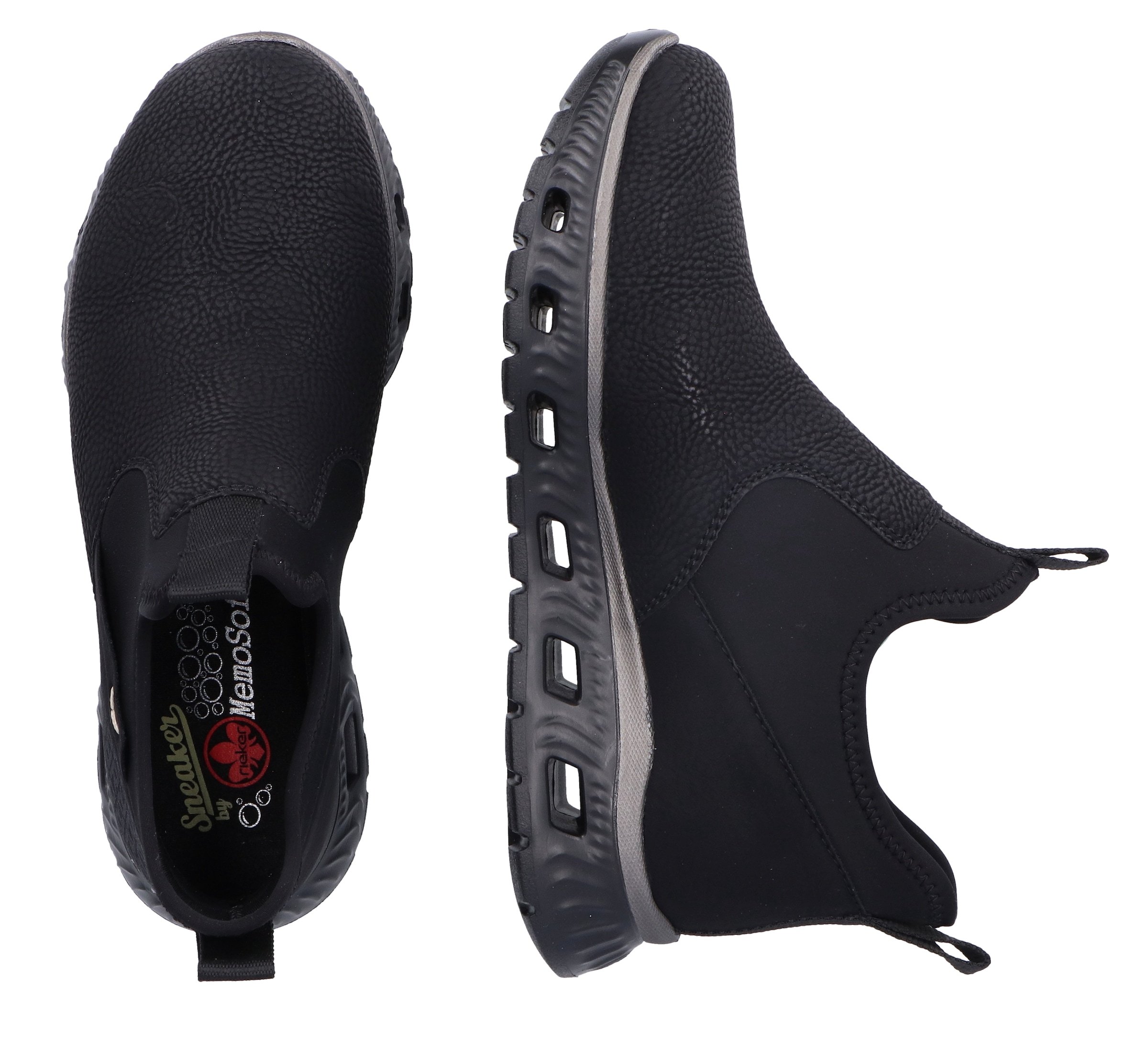 Rieker Schlupfboots, High-Top-Sneaker, Schlupfboots mit elastischem Schaft
