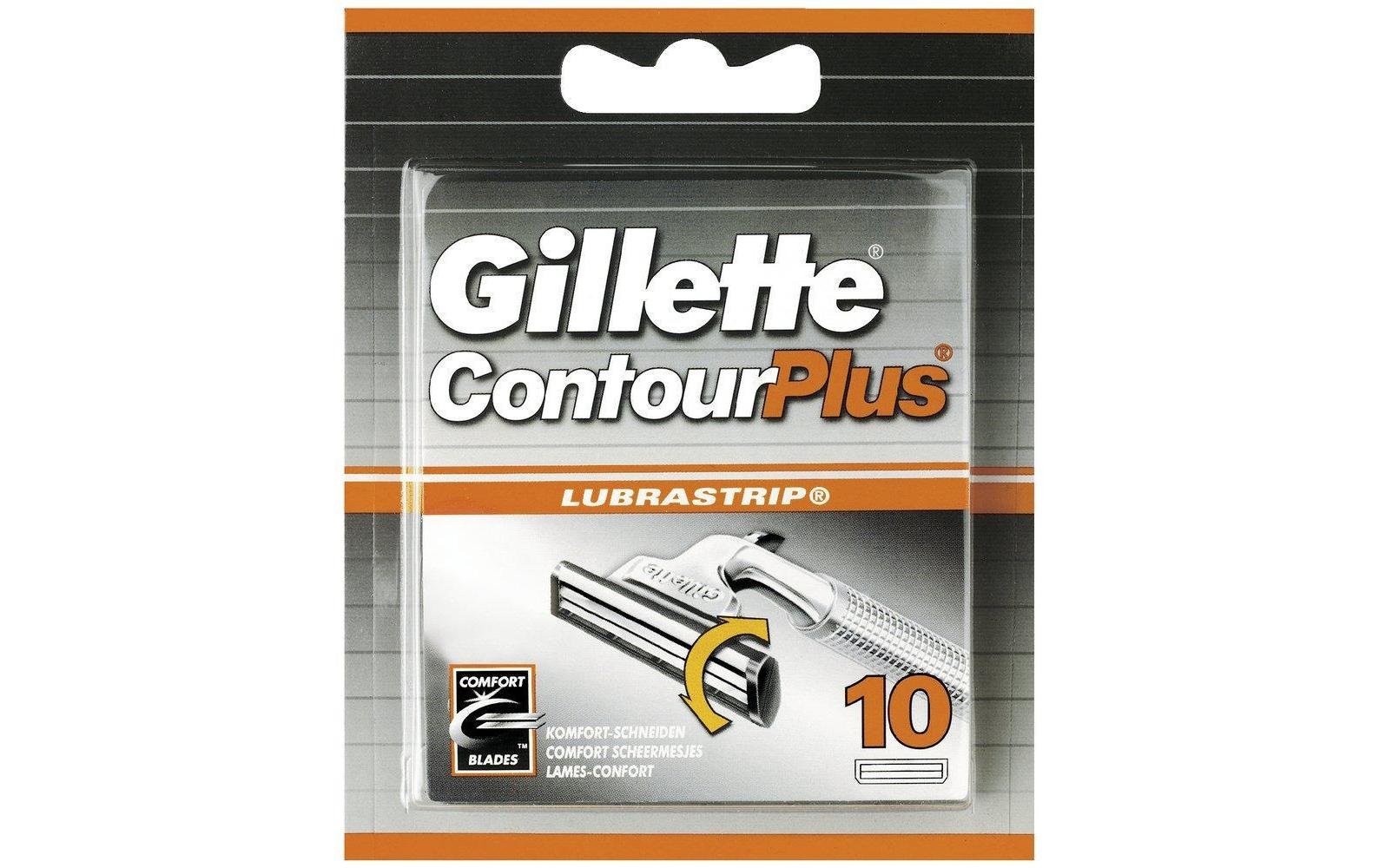 Image of Gillette Rasierklingen "ContourPlus 10 Stück" Gillette ContourPlus