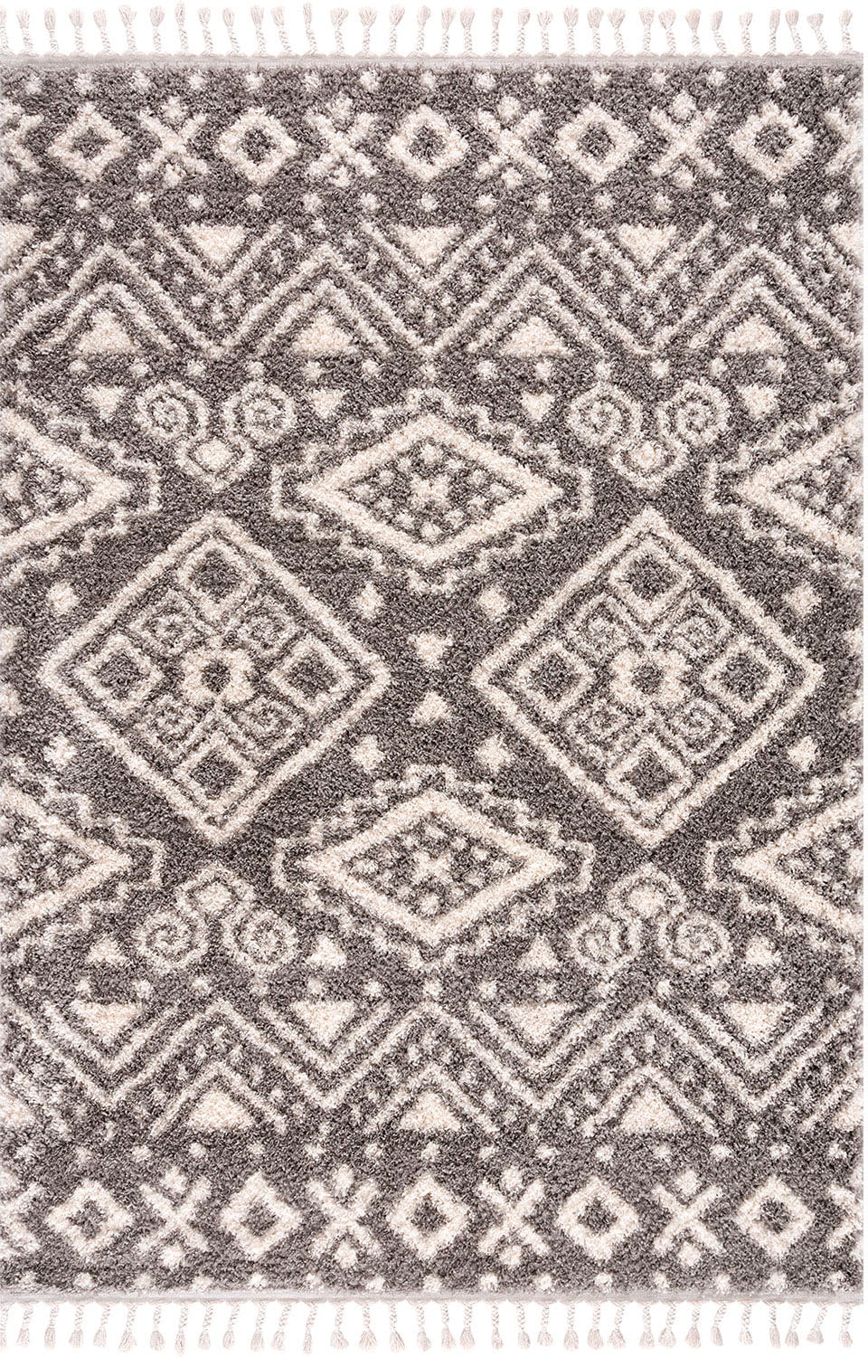 Carpet City Hochflor-Teppich »Pulpy 541«, rechteckig, 30 mm Höhe, besonders weich, mit Fransen, Ethno Look